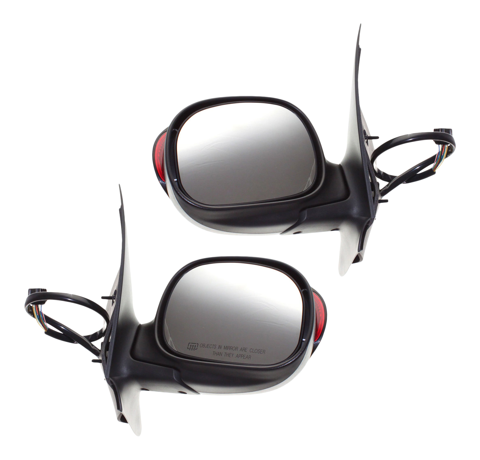 AM EXPEDITION 00-00 NAVIGATOR 00-02 MIRROR RH AND LH Non Towing Power Manual Folding Heated Paintable w In housing Signal Light and Memory No Auto dimming and BSD SKU SET FD132ER S Partslink FO1320231 FO1321231 OEM YL1Z17682BAA YL1Z17683BAA