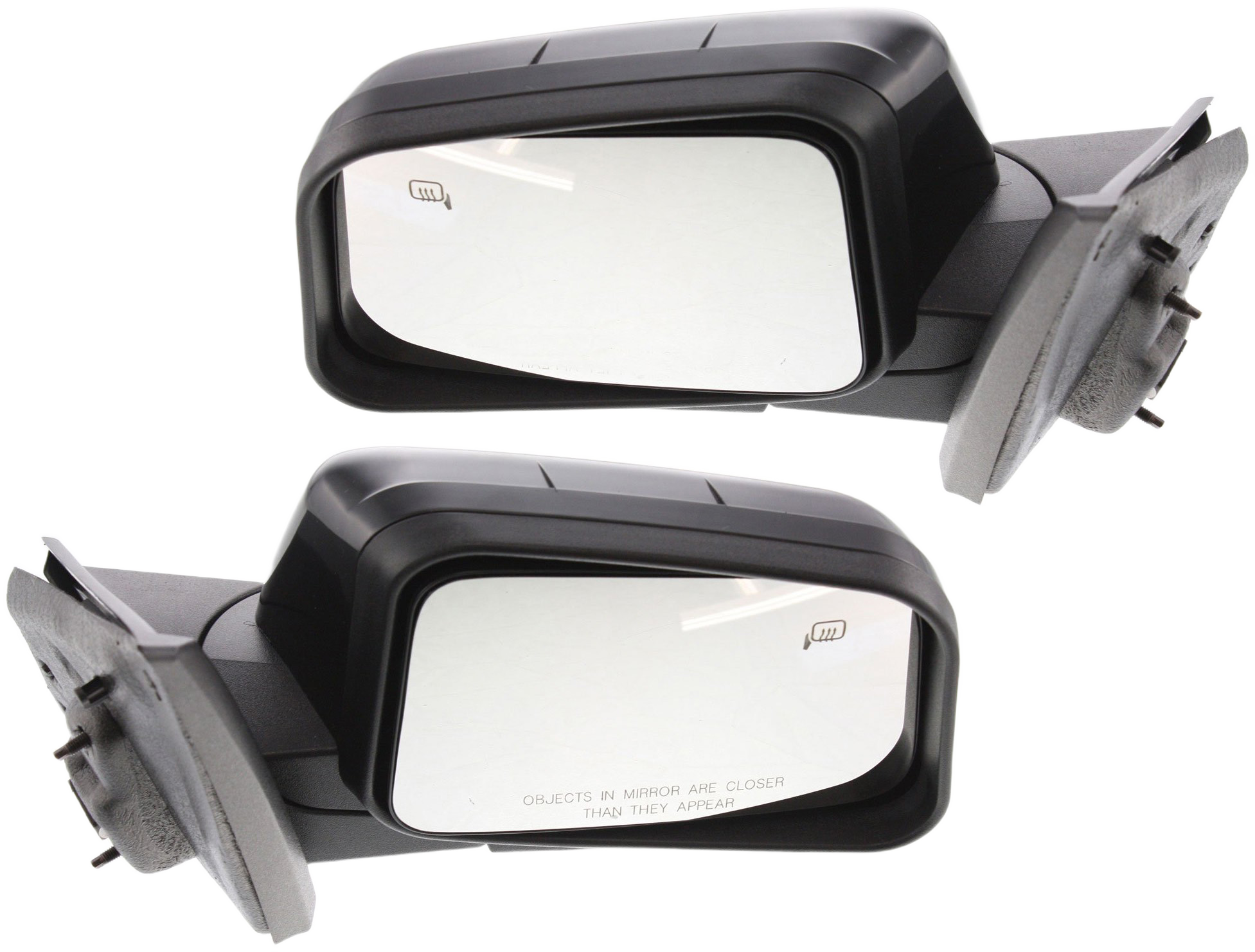 AM EDGE 08-08 MIRROR RH AND LH Power Manual Folding Heated Paintable w Memory No Auto dimming BSD and Signal Light SKU SET FD140ER Partslink FO1320367 FO1321367 OEM 8T4Z17682CA 8T4Z17683CA