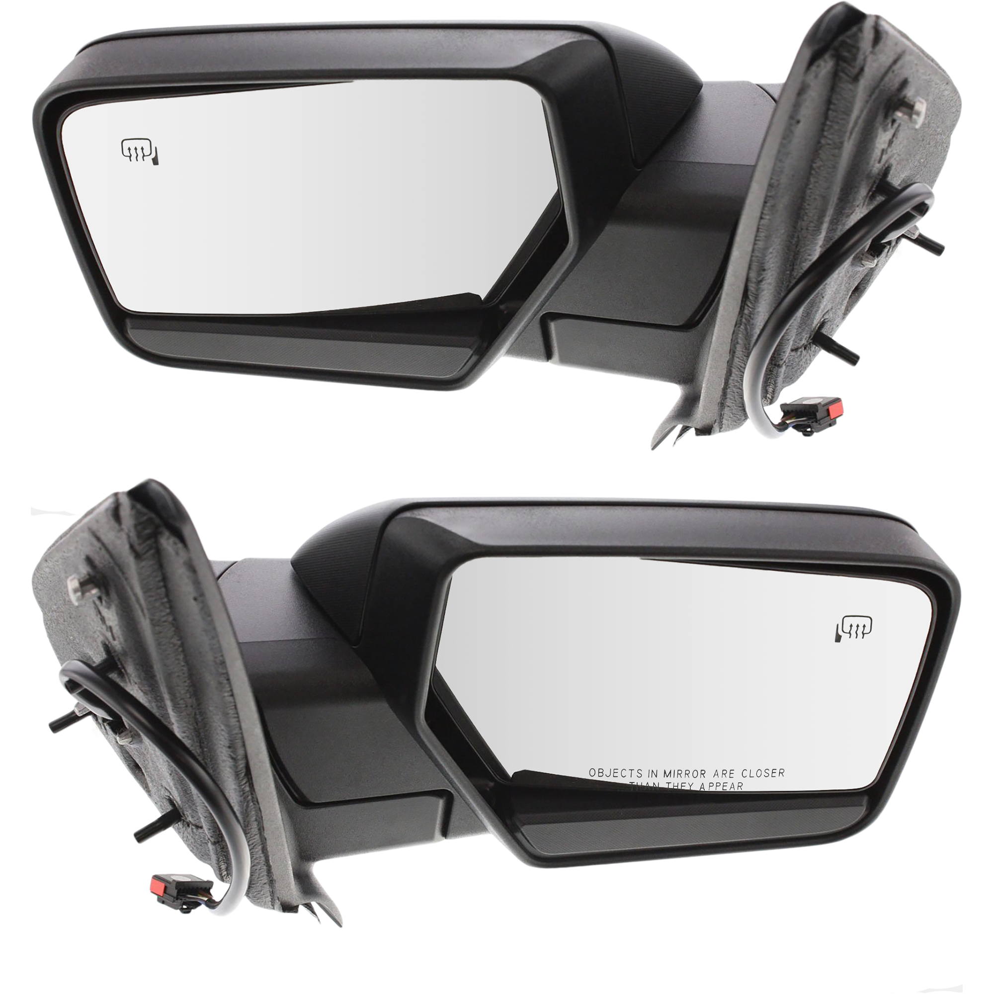 AM EXPEDITION 07-10 MIRROR RH AND LH Non Towing Power Manual Folding Heated Textured No Auto dimming BSD Memory and Signal Light SKU SET FD141ER Partslink FO1320364 FO1321364 OEM 8L1Z17682DA 8L1Z17683AA