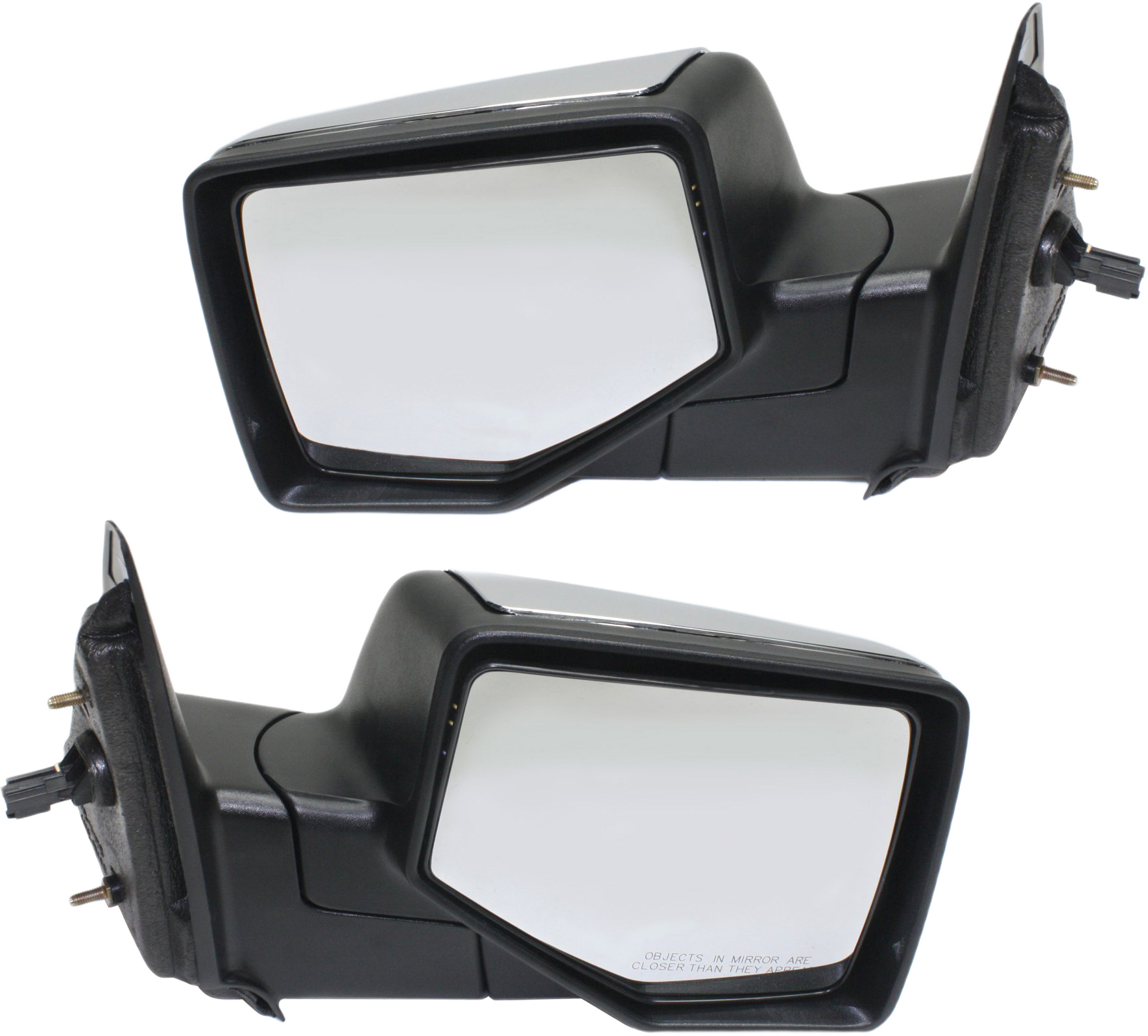 AM RANGER 06-11 MIRROR RH AND LH Power Manual Folding Non Heated Chrome SKU SET FD167CR OEM 6L5Z17682DA 8L5Z17682DA 6L2Z17