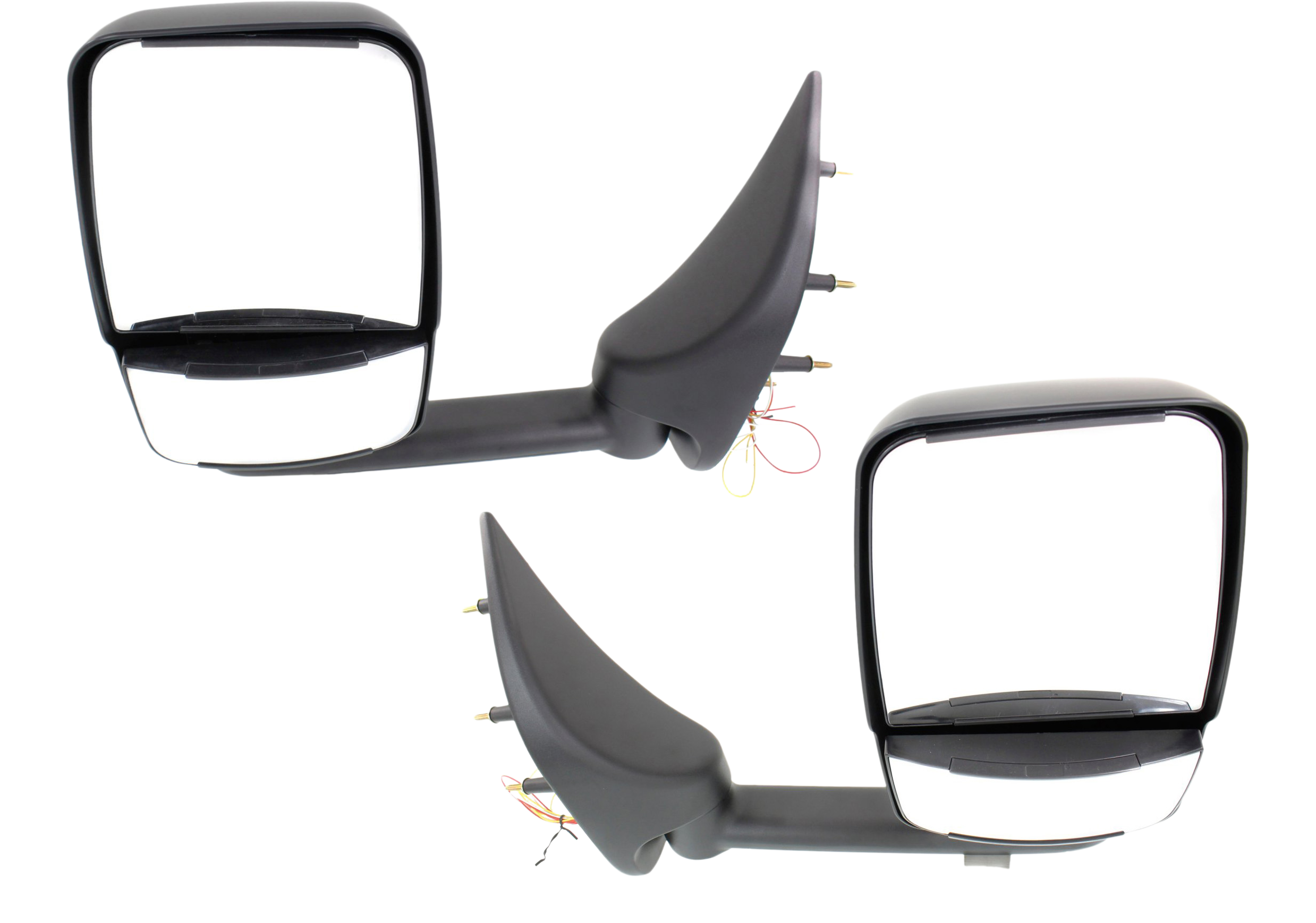 AM ECONOLINE VAN 02-14 TOWING MIRROR RH AND LH Manual Adjust Manual Folding Non Heated Paintable w o Auto Dimming BSD In housing Signal Light and Memory SKU SET FD175R S OEM 3C2Z17682FAA PFM 3C2Z17683FAA