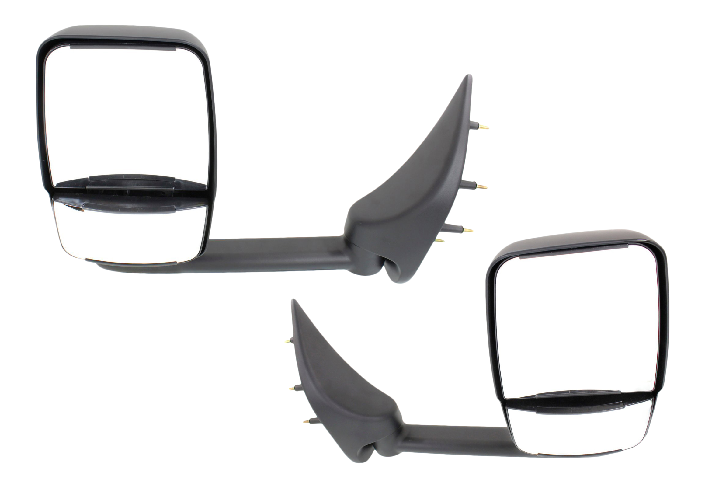 AM ECONOLINE VAN 02-14 TOWING MIRROR RH AND LH Manual Adjust Manual Folding Non Heated Paintable No Auto dimming BSD Memory and Signal Light SKU SET FD176R OEM 3C2Z17682FAA PFM 3C2Z17683FAA