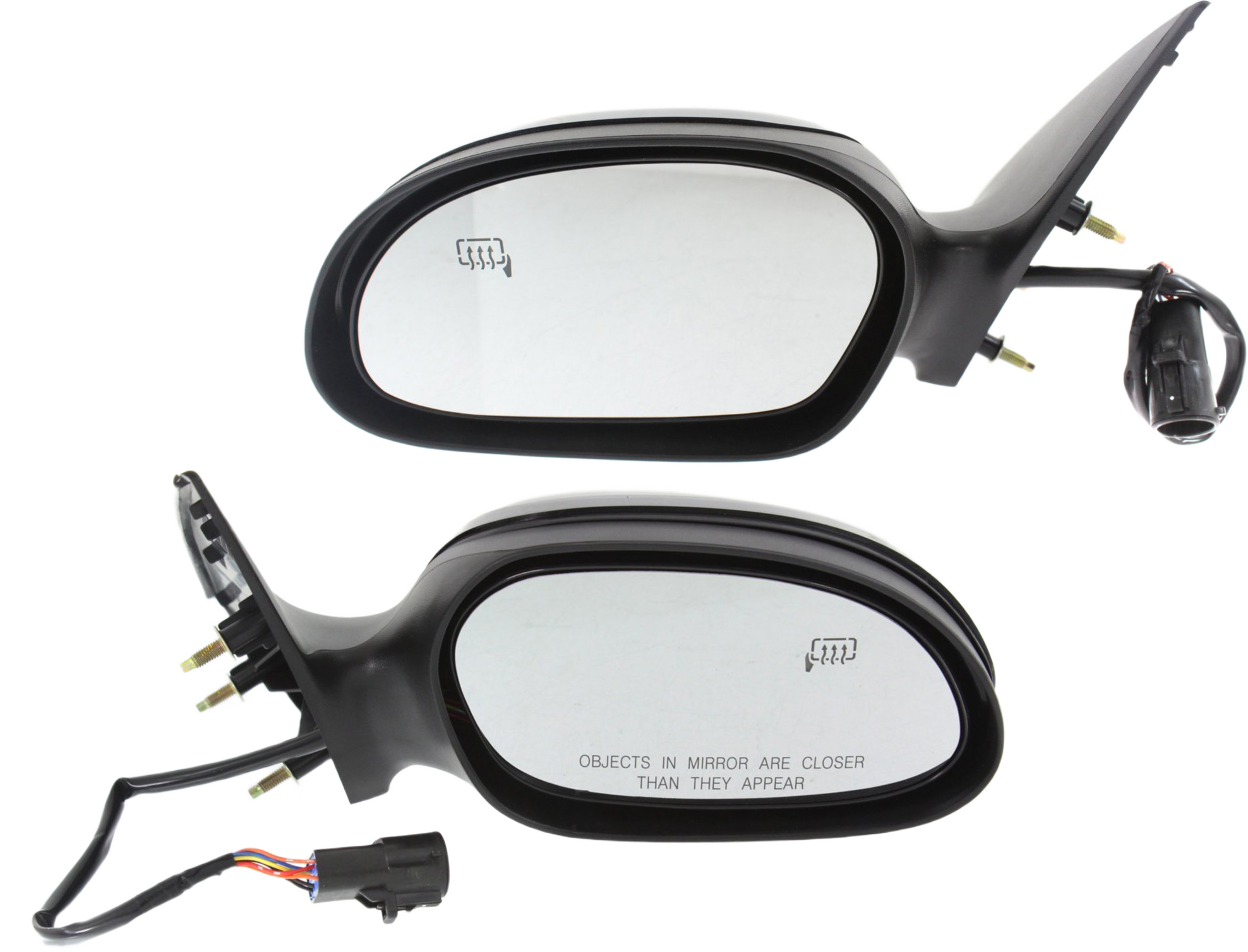 AM SABLE 02-05 TAURUS 02-06 MIRROR RH AND LH Power Non Folding Heated Paintable w Puddle Light SKU SET FD177ER Partslink FO1320220 FO1321220 OEM 6F1Z17682B 6F1Z17683B