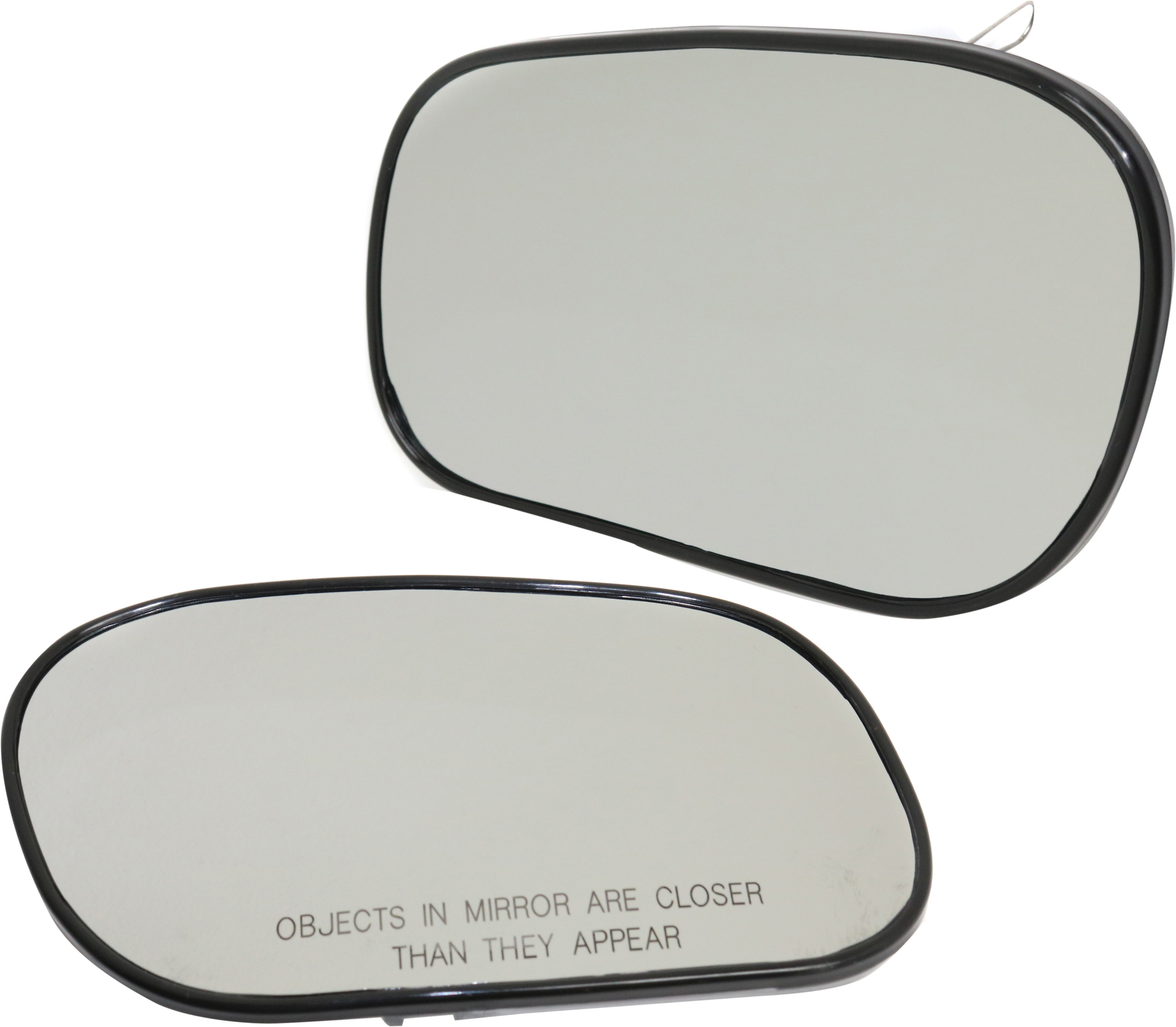 AM CROWN VICTORIA GRAND MARQUIS 97-11 MARAUDER 03-04 MIRROR GLASS RH AND LH Non Heated w Backing Plate SKU SET FD186GR Partslink FO1325128 FO1324128 OEM F8AZ17K707AA 1W7Z17K707AA PFM