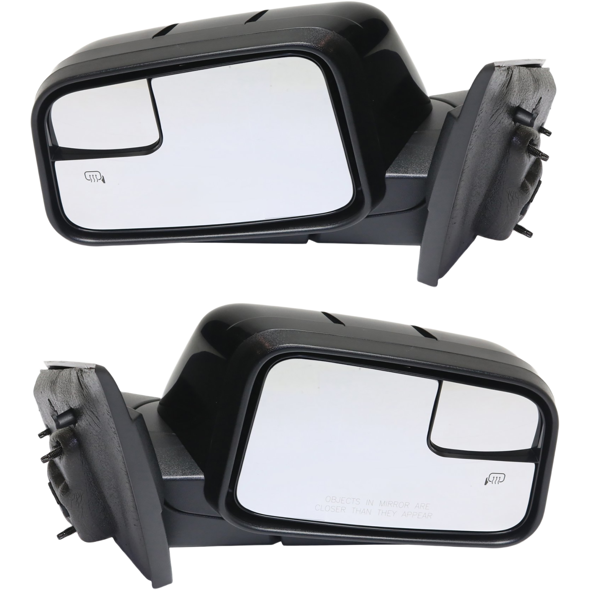 AM EDGE 09-11 MIRROR RH AND LH Power Heated Manual Folding Paintable w Blind Spot Glass and Memory No Auto dimming and Signal Light SKU SET FD215ER Partslink FO1320469 FO1321469 OEM AT4Z17682CAPTM AT4Z17683CAPTM