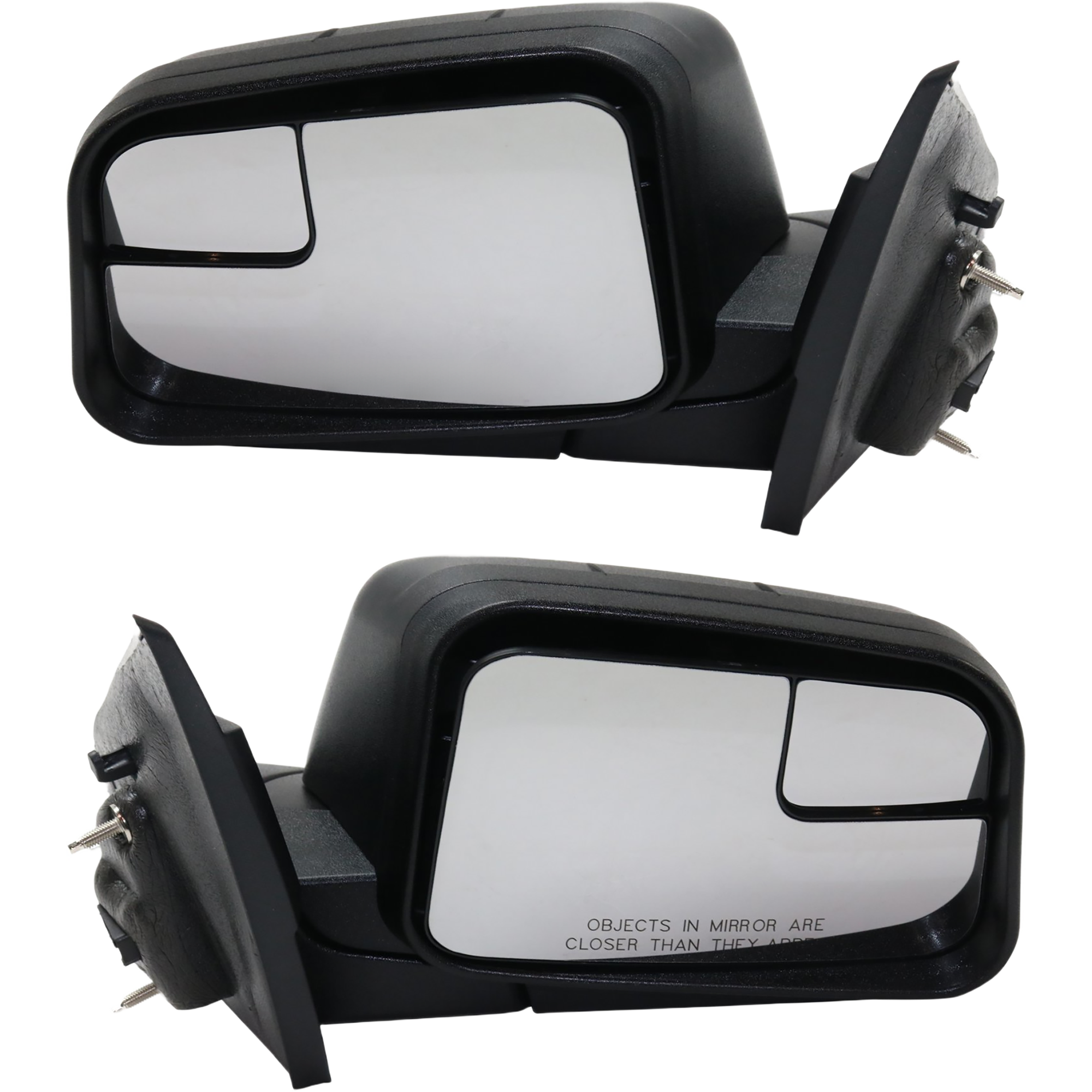 AM EDGE 09-11 MIRROR RH AND LH Power Manual Folding Non Heated Textured w Blind Spot Glass No Auto dimming Memory and Signal Light SKU SET FD219ER Partslink FO1320371 FO1321371 OEM AT4Z17682AA AT4Z17683AA