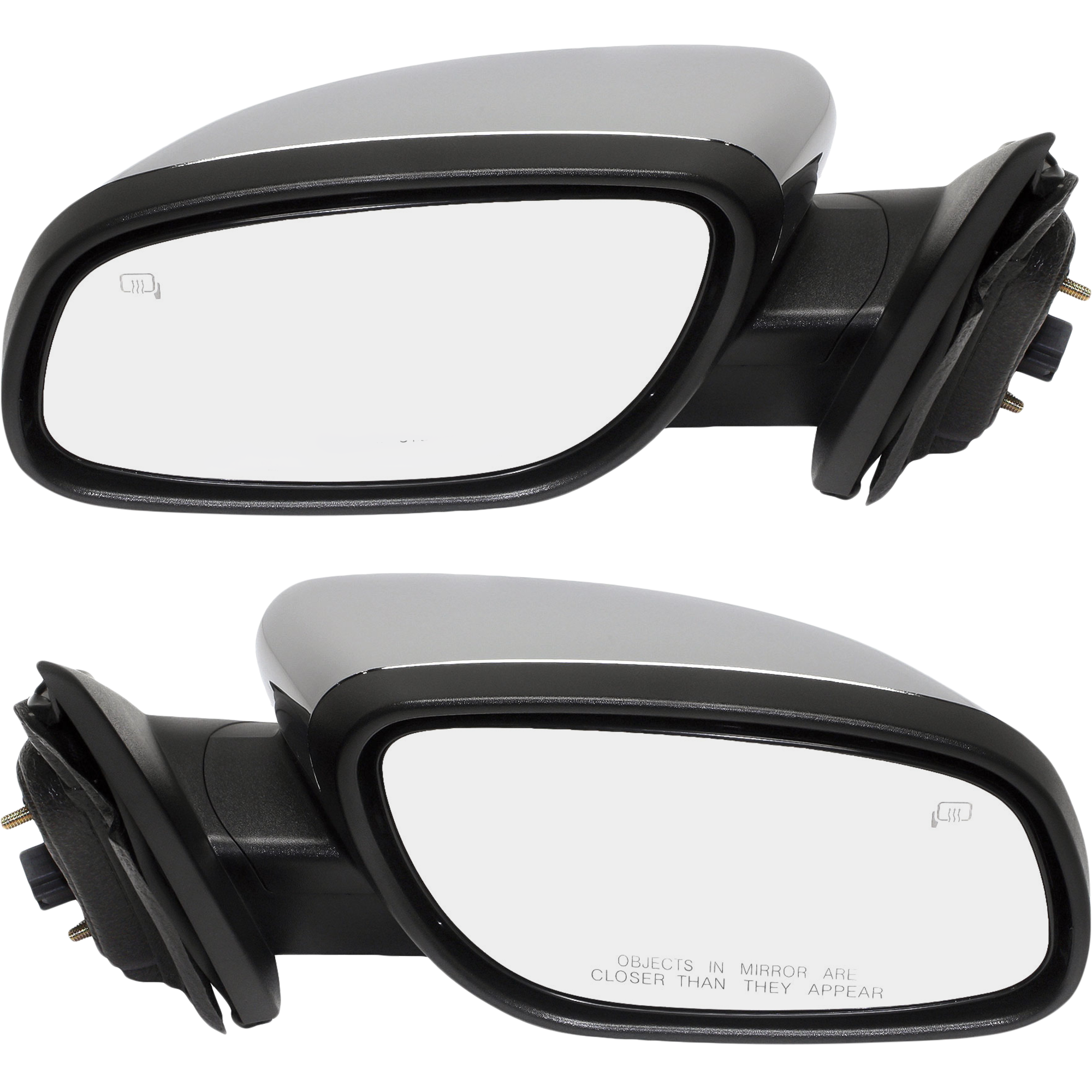 AM TAURUS 10-11 MIRROR RH AND LH Power Manual Folding Heated Chrome w Memory and Puddle Light No BSD Ltd SHO Models SKU SET FD232CR Partslink FO1320429 FO1321429 OEM AG1Z17682C AG1Z17D742CA AG1Z17
