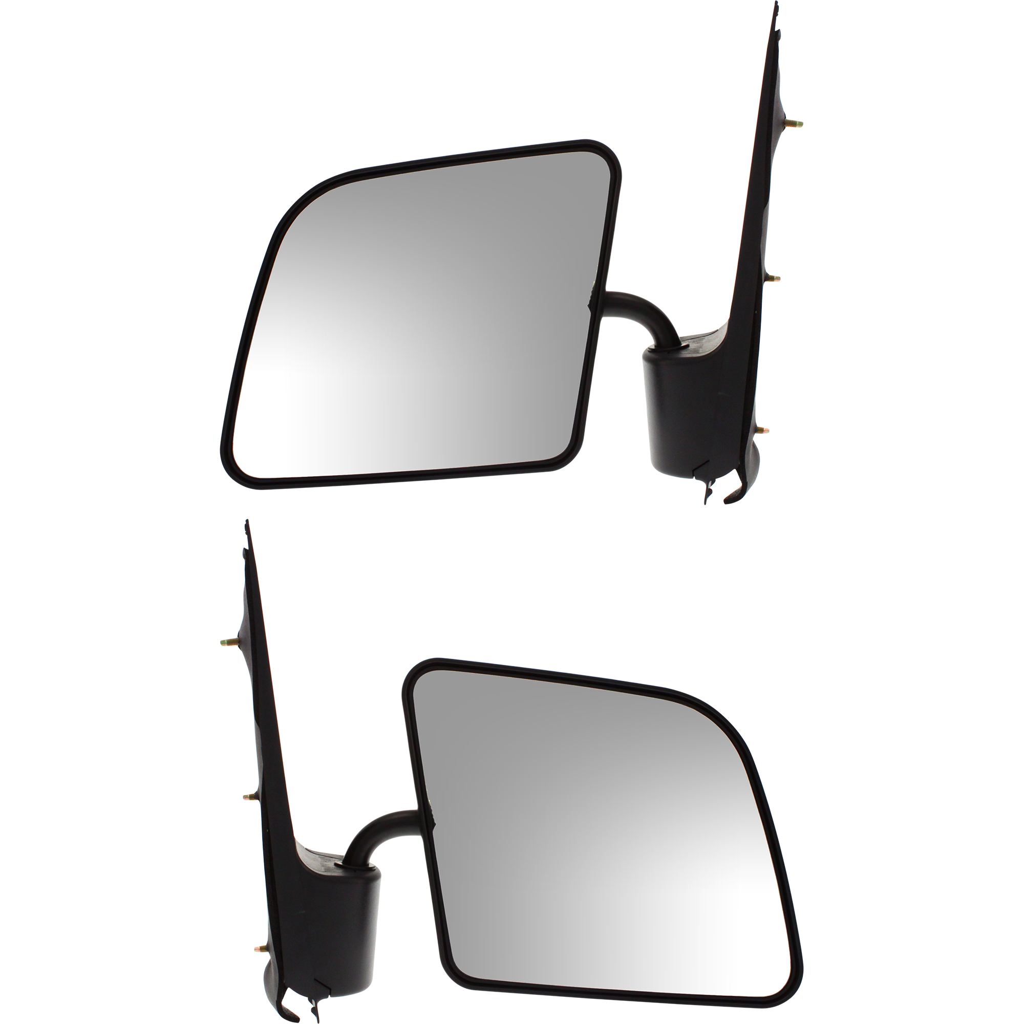 AM ECONOLINE VAN 92-07 MIRROR RH AND LH Non Towing Manual Adjust Manual Folding Non Heated Textured No Auto dimming BSD Memory and Signal Light Swing Lock Type Flat Glass SKU SET FD23R Partslink FO1320172 FO1321172 OEM F4UZ17682C F4UZ17683A