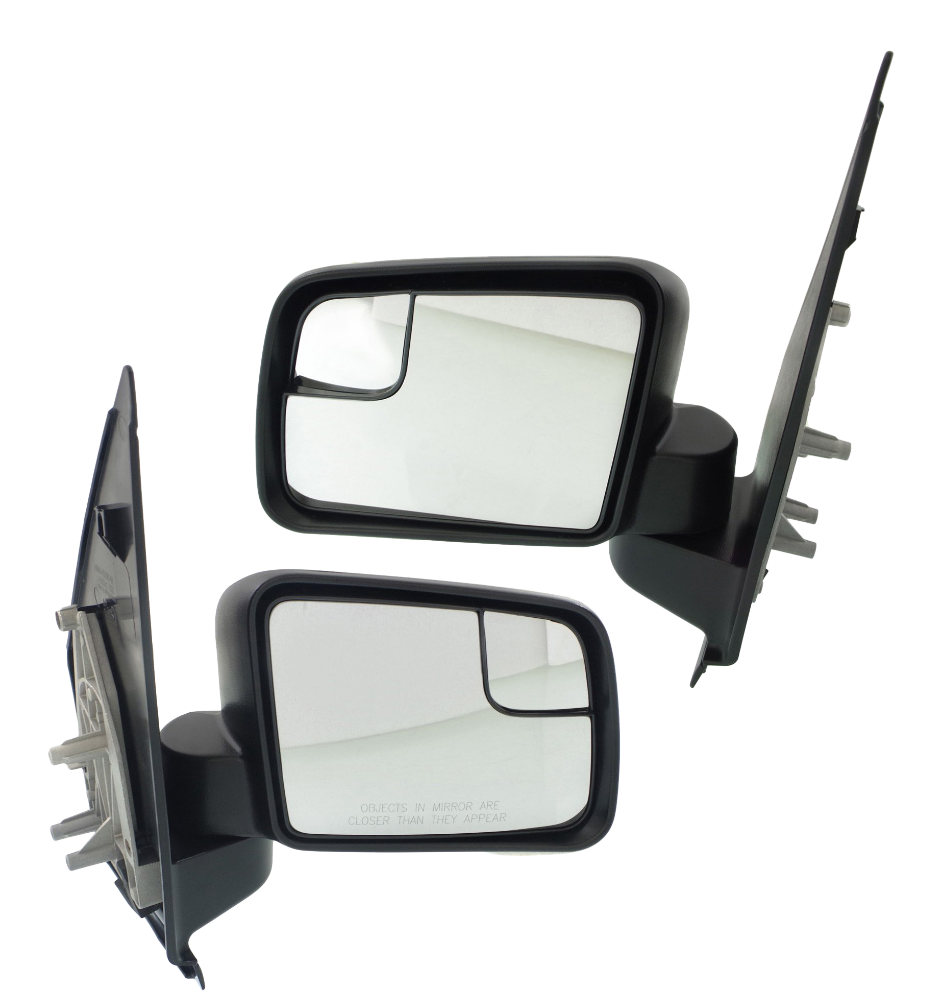 AM TRANSIT CONNECT 11-13 MIRROR RH AND LH Non Towing Manual Adjust Manual Folding Non Heated Textured SKU SET FD245R Partslink FO1320441 FO1321441 OEM BT1Z17682A BT1Z17683A