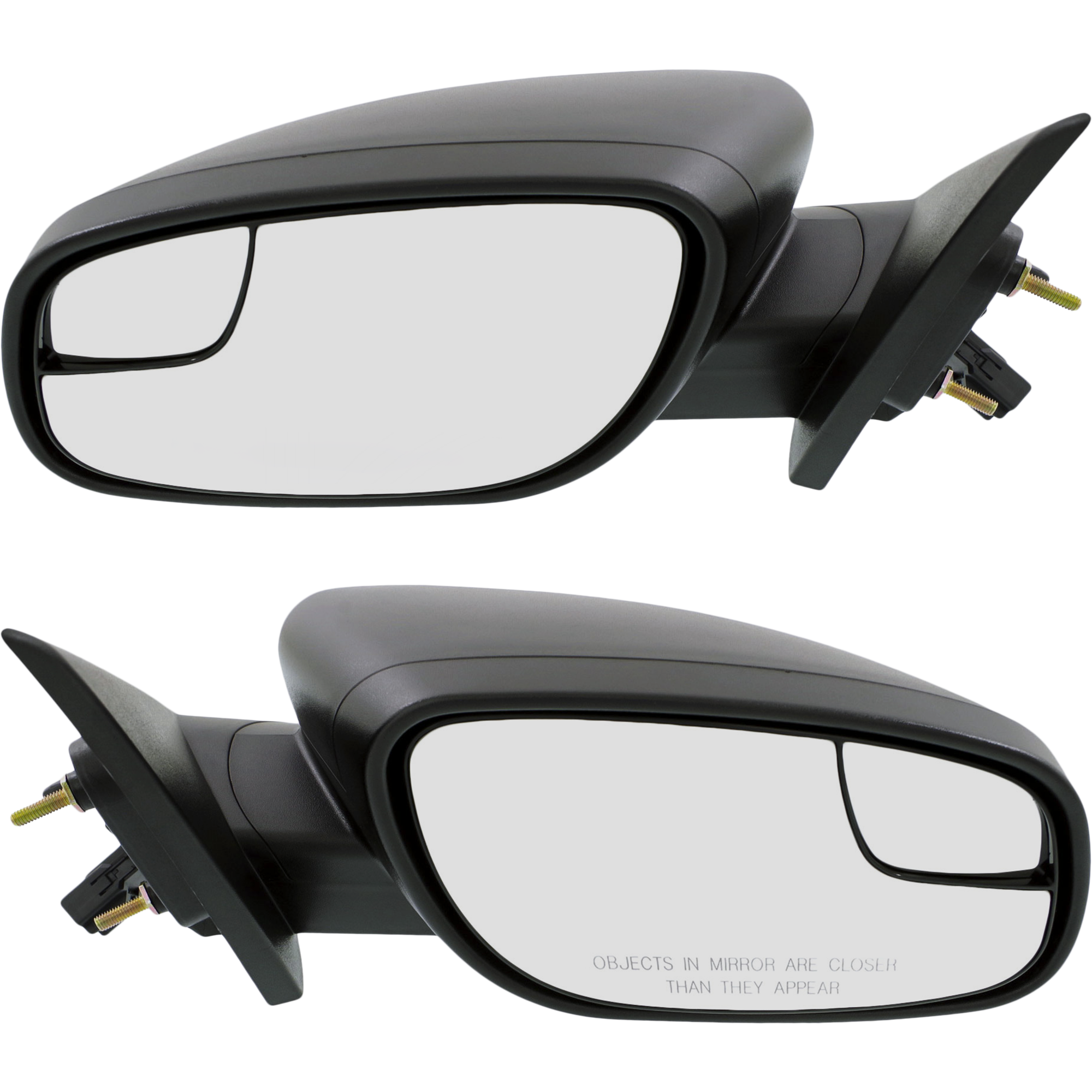 AM TAURUS 12-19 MIRROR RH AND LH Power Manual Folding Non Heated Textured w Blind Spot Glass No Memory and Puddle Light Police No BSD SE Models SKU SET FD248ER Partslink FO1320445 FO1321445 OEM CG1Z17682A CG1Z17683A