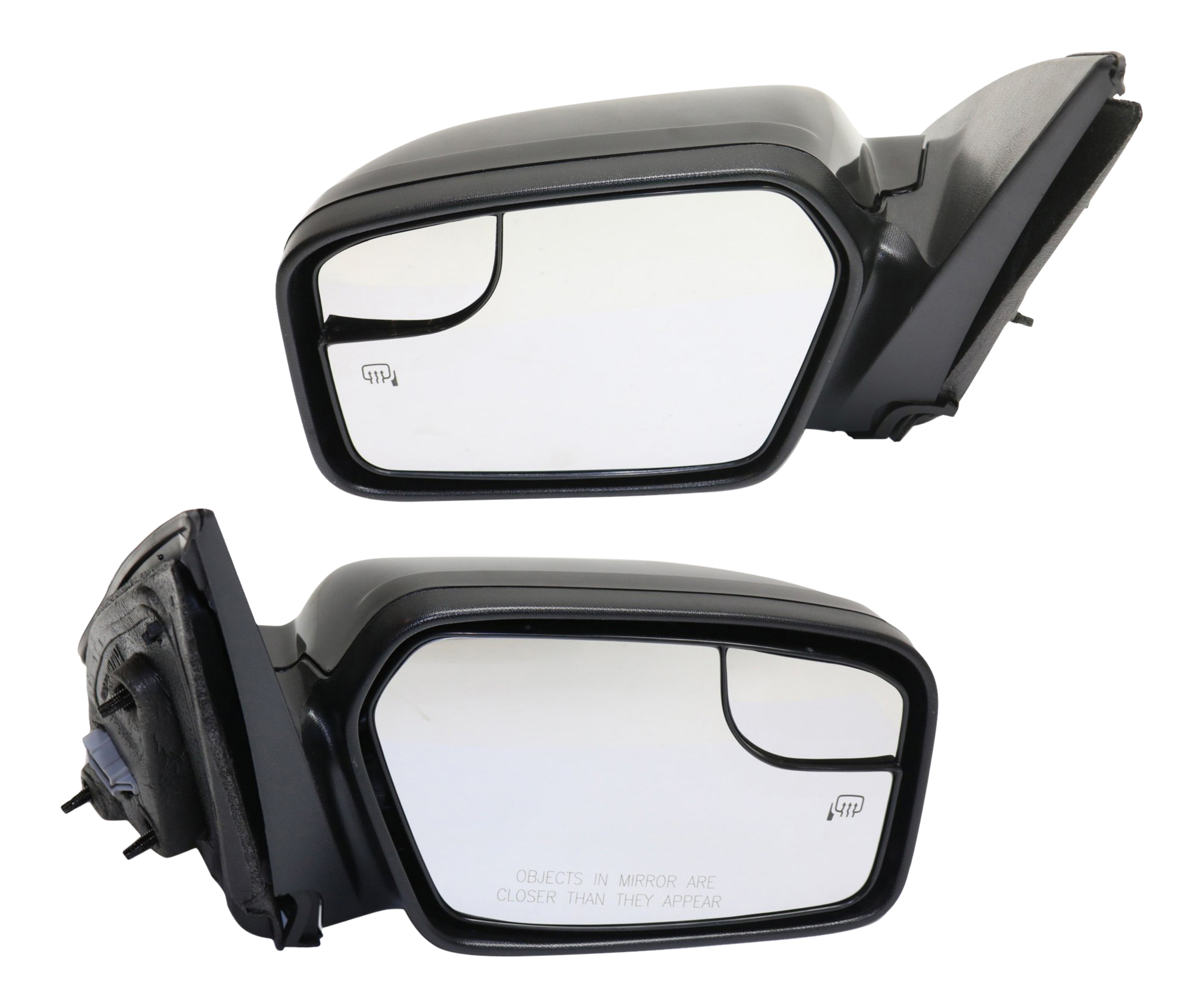 AM FUSION 11-12 MIRROR RH AND LH Power Non Folding Heated Paintable w Blind Spot Glass No Puddle Light Exc. Hybrid Model SKU SET FD253ER Partslink FO1320421 FO1321421 OEM BE5Z17682CA PFM BE5Z17683CA PF