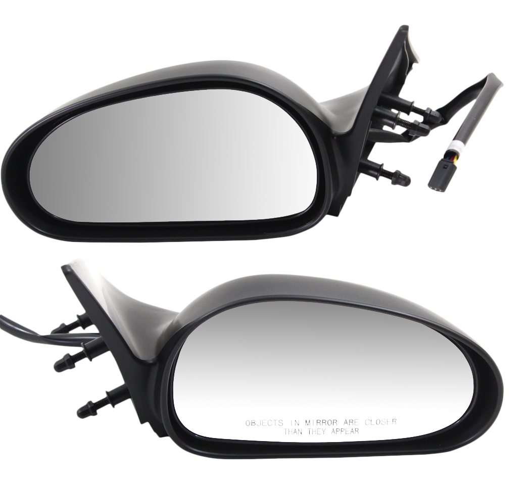 AM MUSTANG 94-95 MIRROR RH AND LH Power Non Folding Non Heated Paintable SKU SET FD27ER Partslink FO1320104 FO1321104 OEM F4ZZ17682A F4ZZ17682B