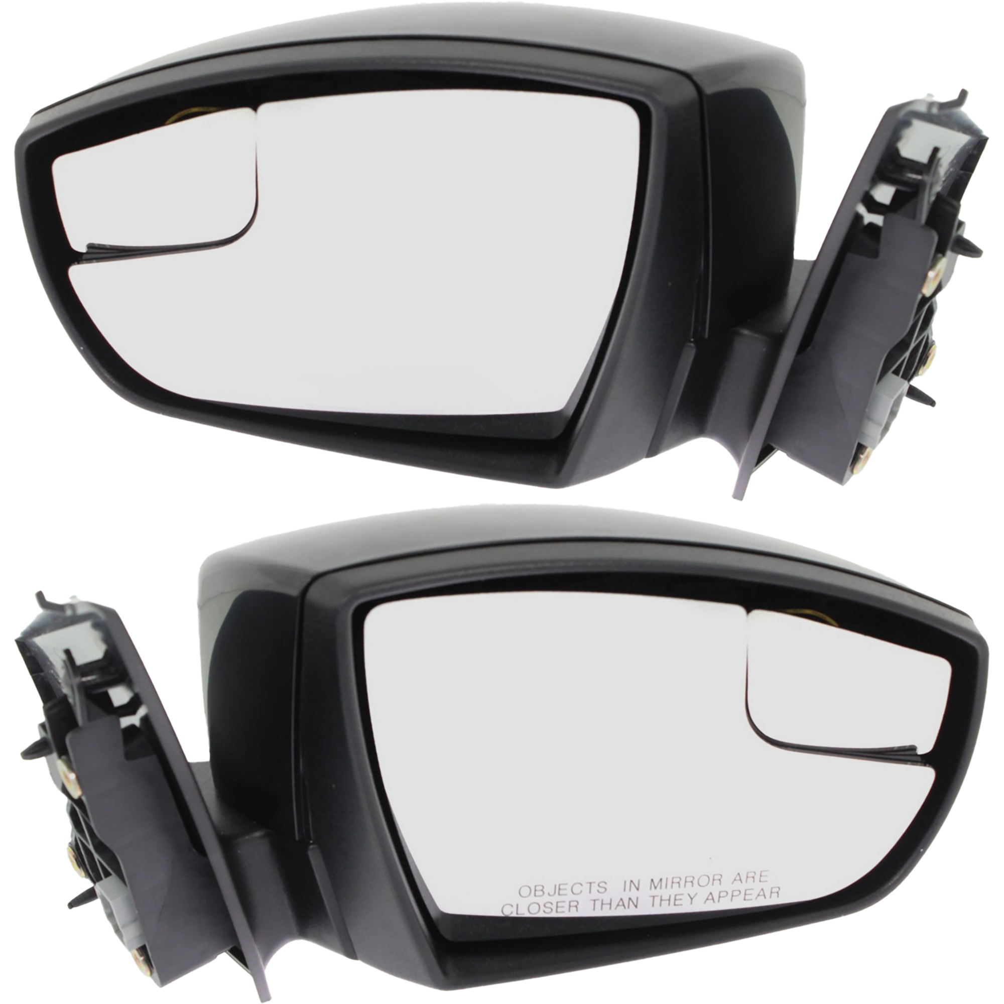 AM FOCUS 15-18 MIRROR RH AND LH Power Manual Folding Non Heated Paintable w Blind Spot Glass and Signal Light No Puddle Light HB Sedan SKU SET FD289ER S OEM F1EZ17682R F1EZ17683R