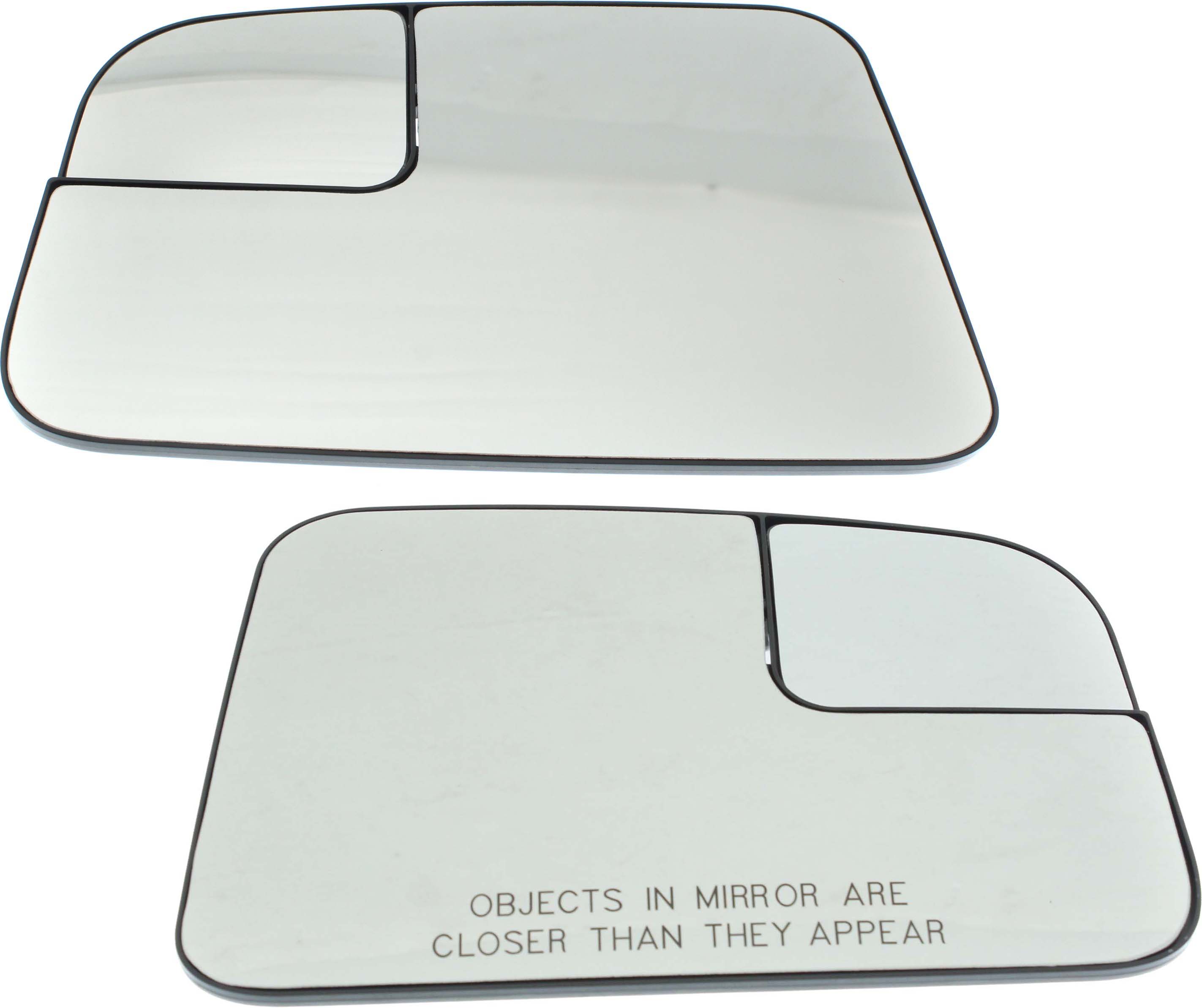 AM MKX 08-10 EDGE 09-11 MIRROR GLASS RH AND LH Non Heated w Backing Plate w BSG w o BLIS To 2-8-11 SKU SET FD308GR Partslink FO1325157 OEM 9T4Z17K707C AT4Z17K707A 9T4Z17