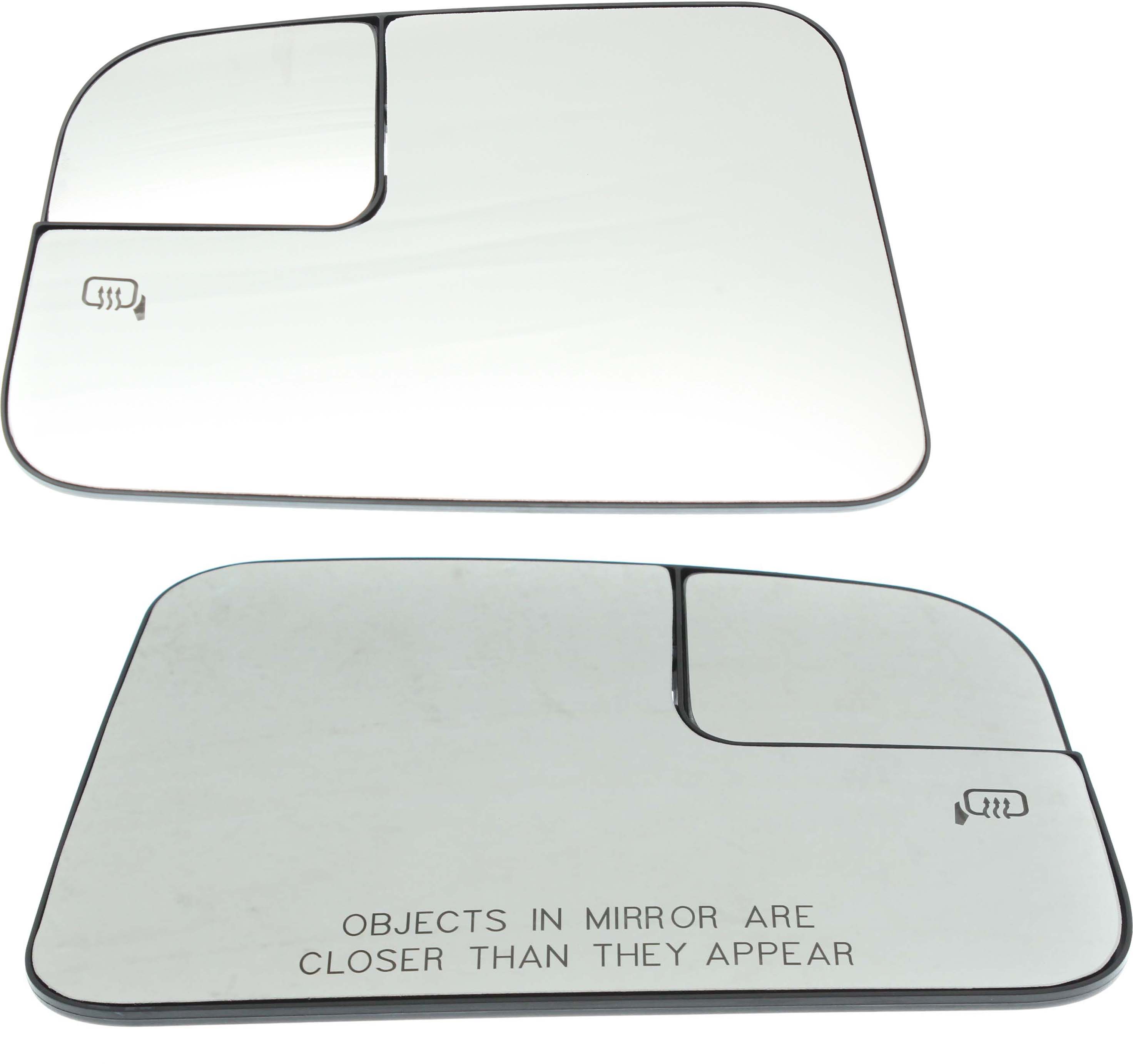 AM MKX 11-11 EDGE 09-11 MIRROR GLASS RH AND LH Heated w Backing Plate w BSG w o BLIS To 2-8-11 SKU SET FD309GR Partslink FO1325156 OEM 9T4Z17K707D AT4Z17K707A 9T4Z17