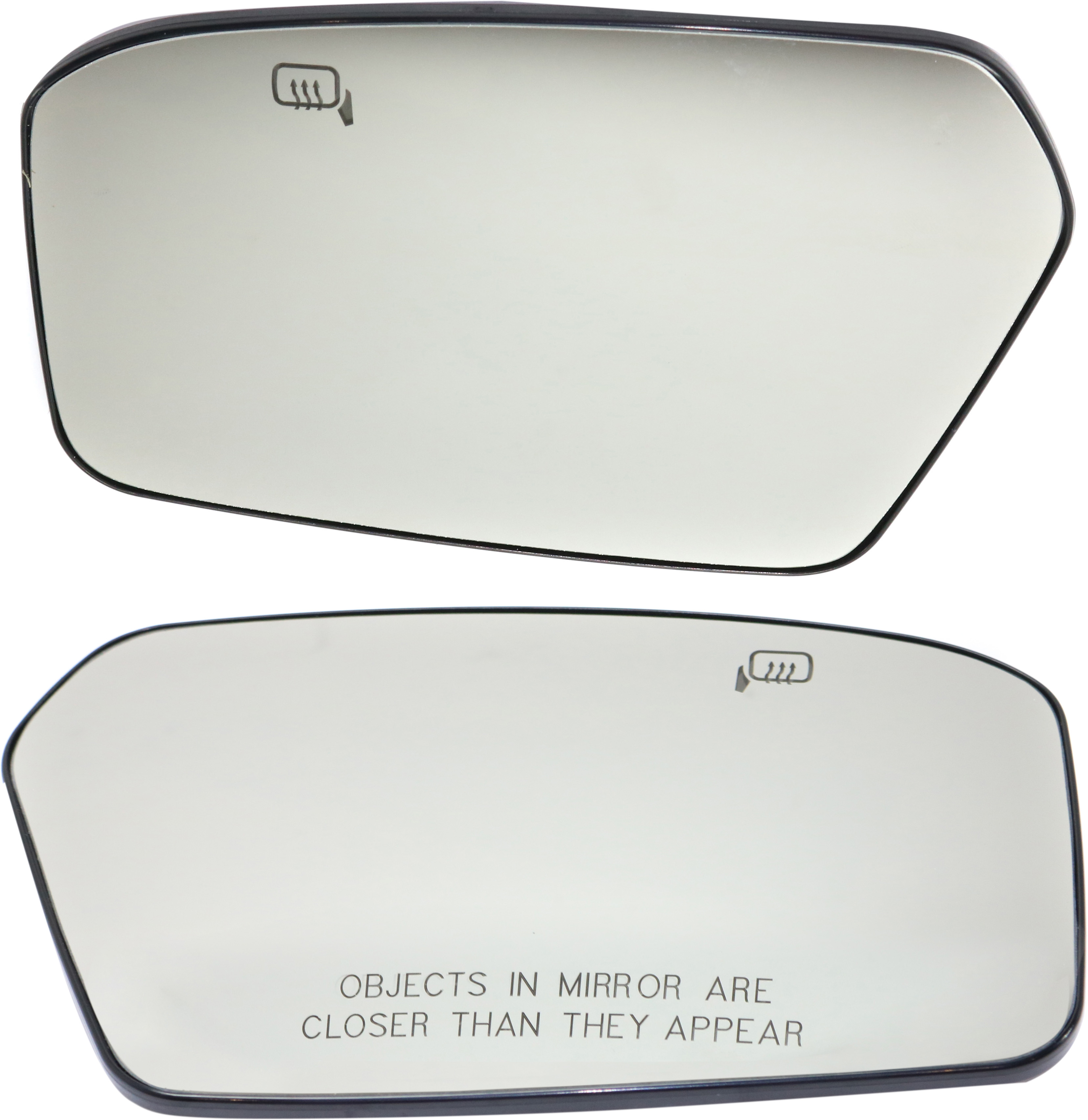 AM FUSION 06-10 MIRROR GLASS RH AND LH Heated w Backing Plate w o BLIS SKU SET FD320GR Partslink FO1324115 FO1325115 OEM 6E5Z17K707D 6H6Z17K707A 6E5Z17