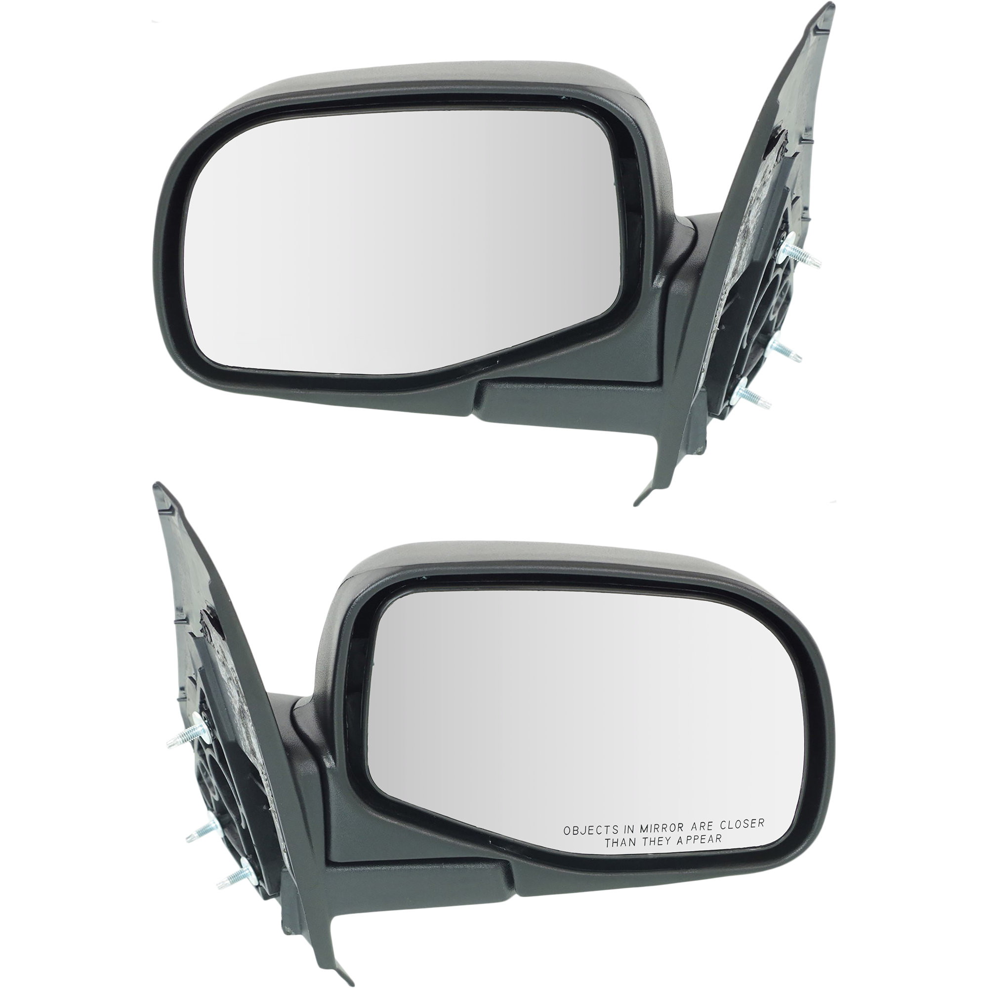 AM EXPLORER 95-01 MIRROR RH AND LH Manual Adjust Manual Folding Non Heated Textured SKU SET FD33R Partslink FO1320153 FO1321153 OEM 3L2Z17682BAA 3L2Z17683BAA
