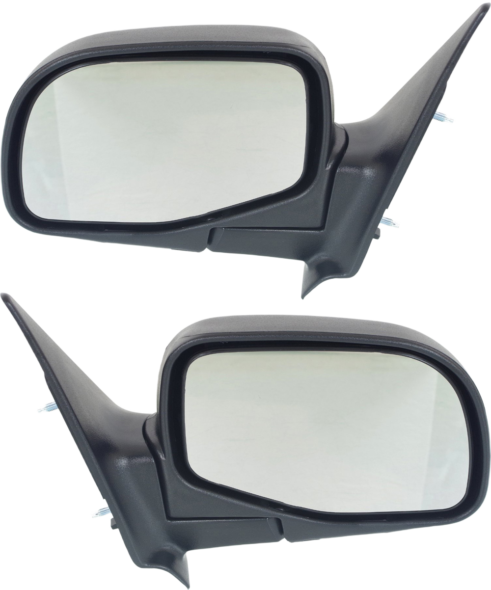 AM RANGER 98-05 MAZDA PICKUP 96-05 MIRROR RH AND LH Manual Adjust Manual Folding Non Heated Paintable SKU SET FD34R Partslink FO1320165 FO1321165 OEM 1F7069120-1F7069180