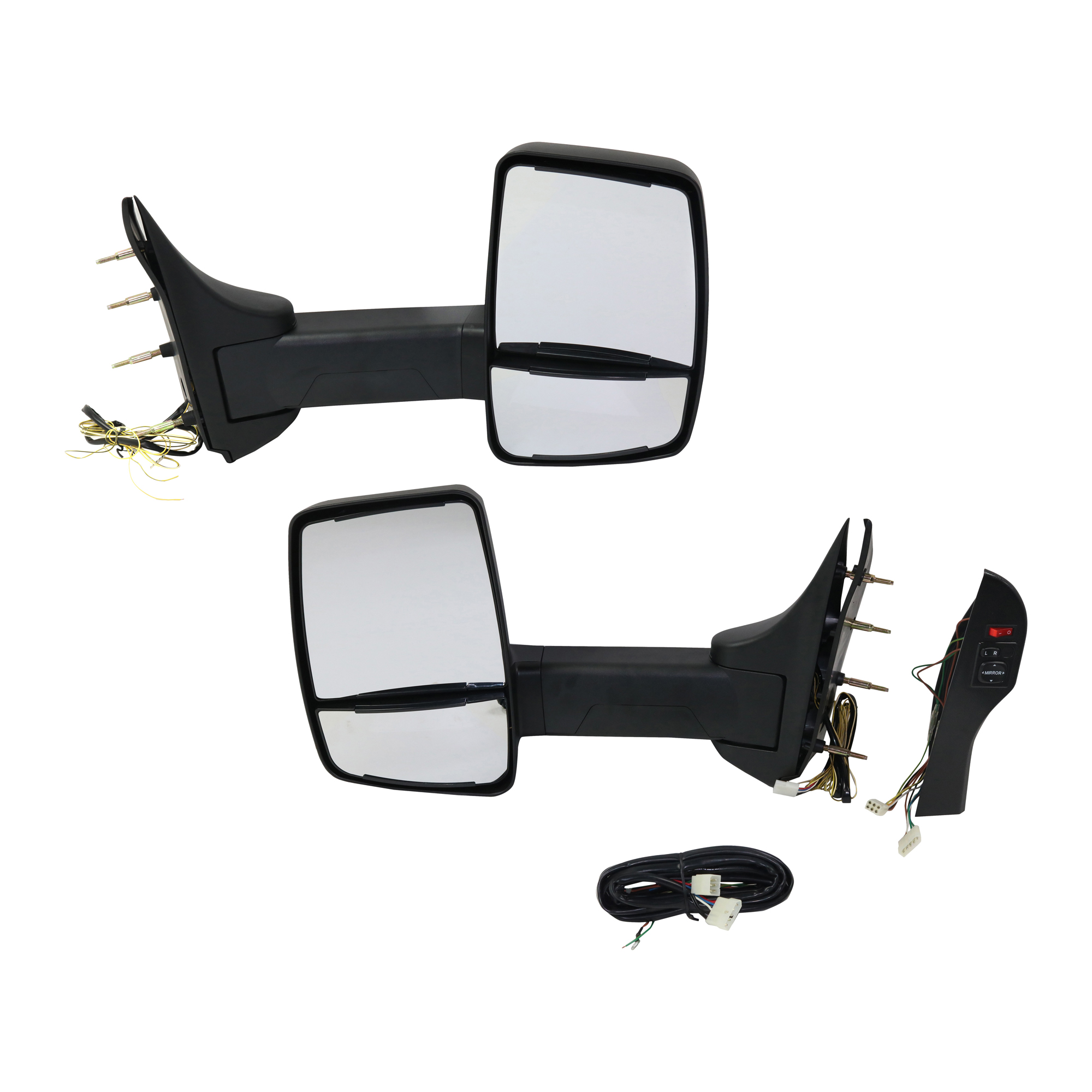 AM E 150 E 250-08-13 TOWING MIRROR RH AND LH Manual Adjust Manual Folding Heated Textured No Auto dimming BSD In housing Signal Light and Memory SKU SET FD356R S OEM AC2Z17682AA PFM AC2Z17683AA PF