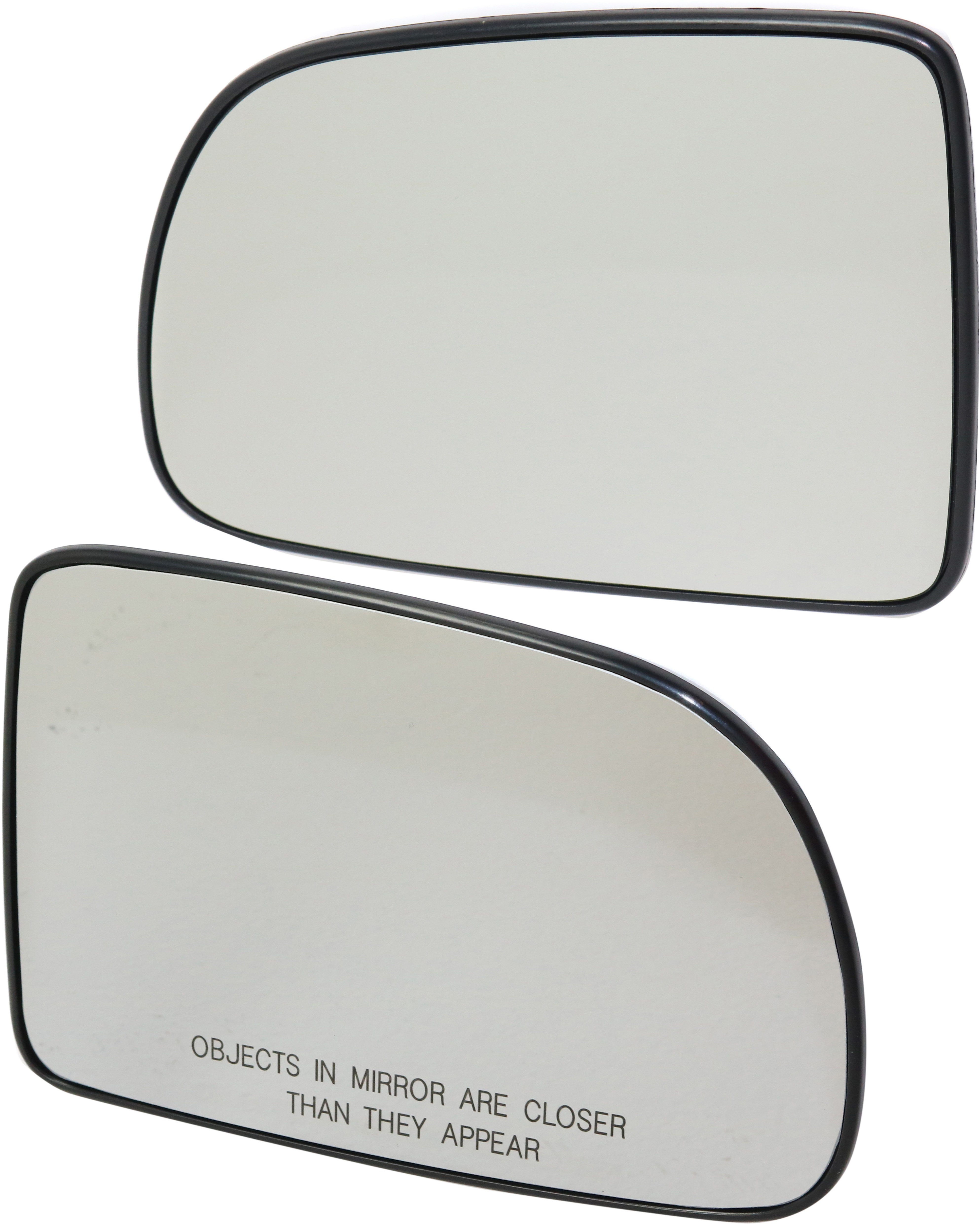 AM FREESTAR MONTEREY 04-07 MIRROR GLASS RH AND LH Non Heated w Backing Plate SKU SET FD367GR Partslink FO1325185 FO1324185 OEM 3F2Z17K707AA 3F2Z17K707AB