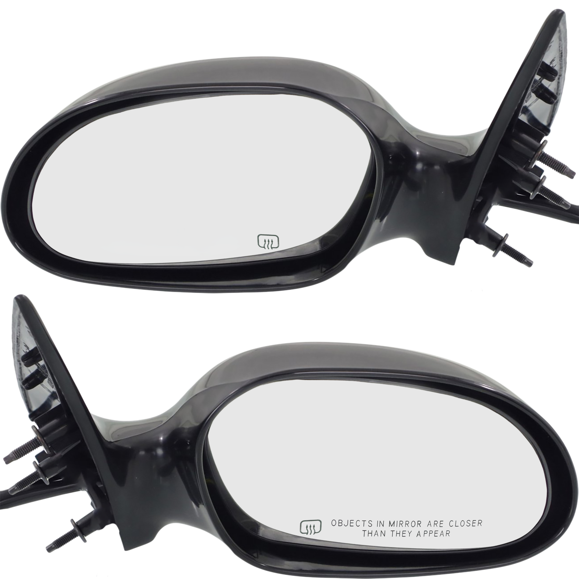 AM TAURUS SABLE 96-99 MIRROR RH AND LH Power Non Folding Heated Paintable SKU SET FD37ER Partslink FO1320144 FO1321144 OEM XF1Z17682EAA XF1Z17682GAW