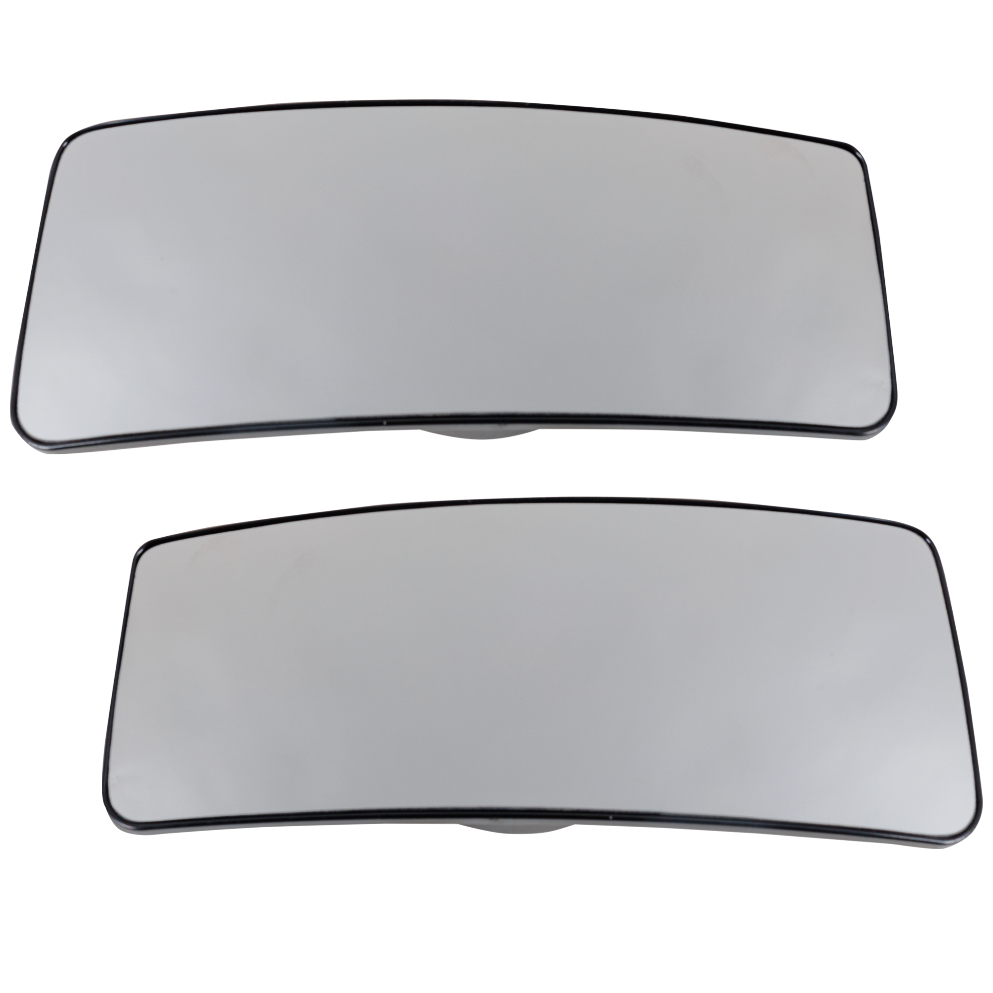 AM F 150-07-12 MIRROR GLASS RH AND LH Lower Towing Non Heated No Signal Light SKU SET FD385GR Partslink FO1325118 FO1324118 OEM 7L3Z17K707E 7L3Z17K707H