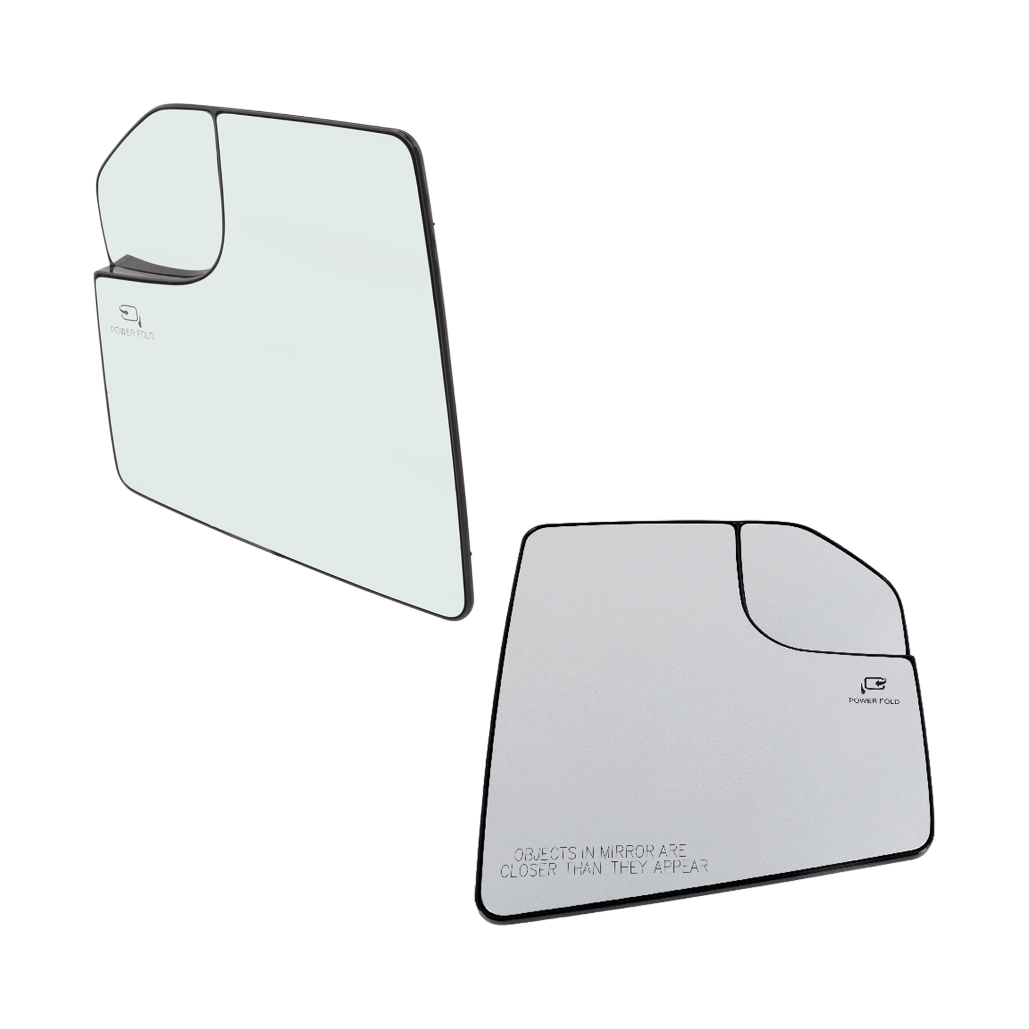 AM F 150-15-20 MIRROR GLASS RH AND LH Non Towing Heated w Blind Spot Glass and Memory No Auto dimming RH w Auto Dimming LH Crew Extended Cab SKU SET FD388GR 2 Partslink FO1325176 FO1324176 OEM FL3Z17K707C PFM FL3Z17K707N PF