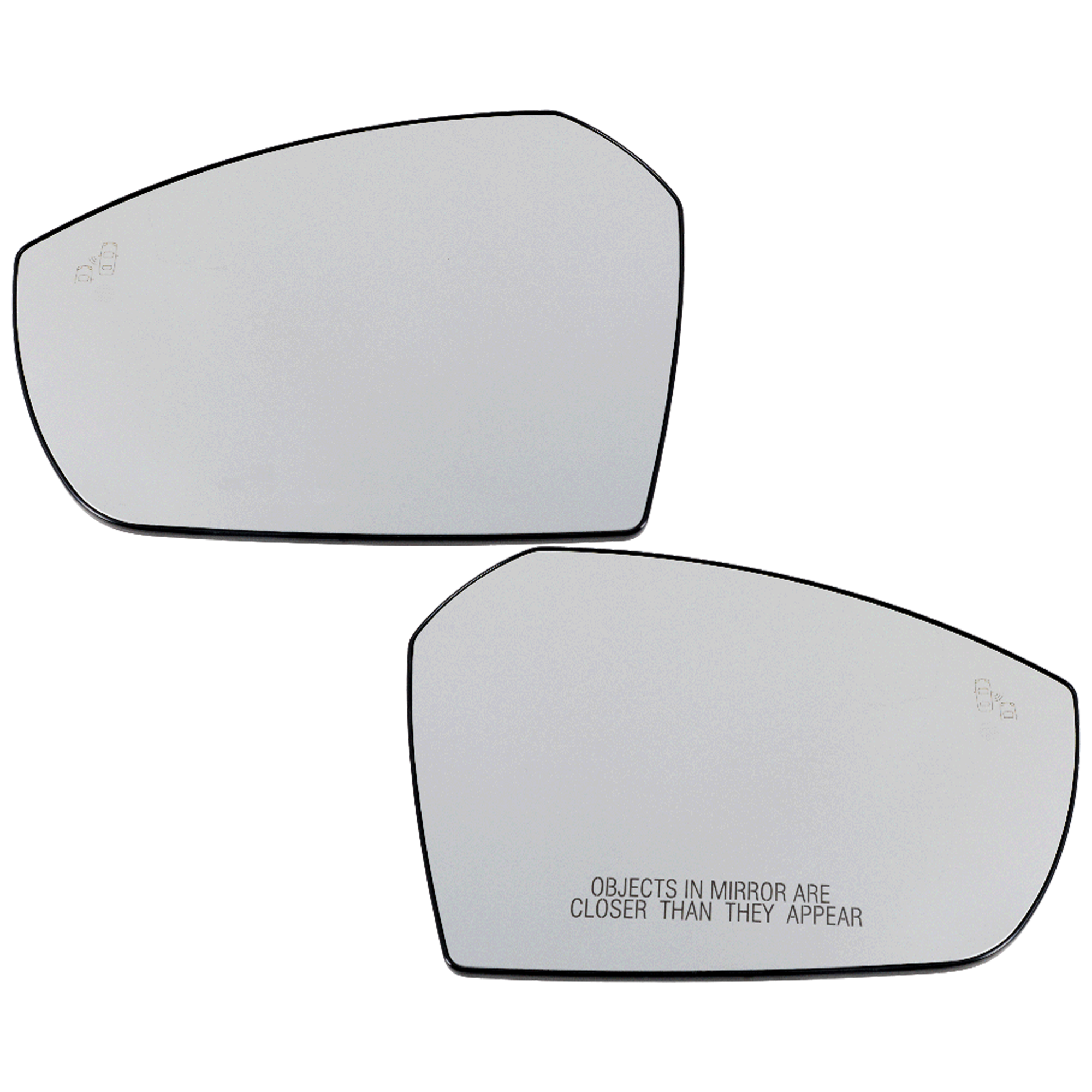 AM ESCAPE 17-19 MIRROR GLASS RH AND LH Heated w Side Object Sensor and Blind Spot Detection No Auto dimming Memory SKU SET FD403GR Partslink FO1325175 FO1324175 OEM GJ5Z17K707D GJ5Z17K707H