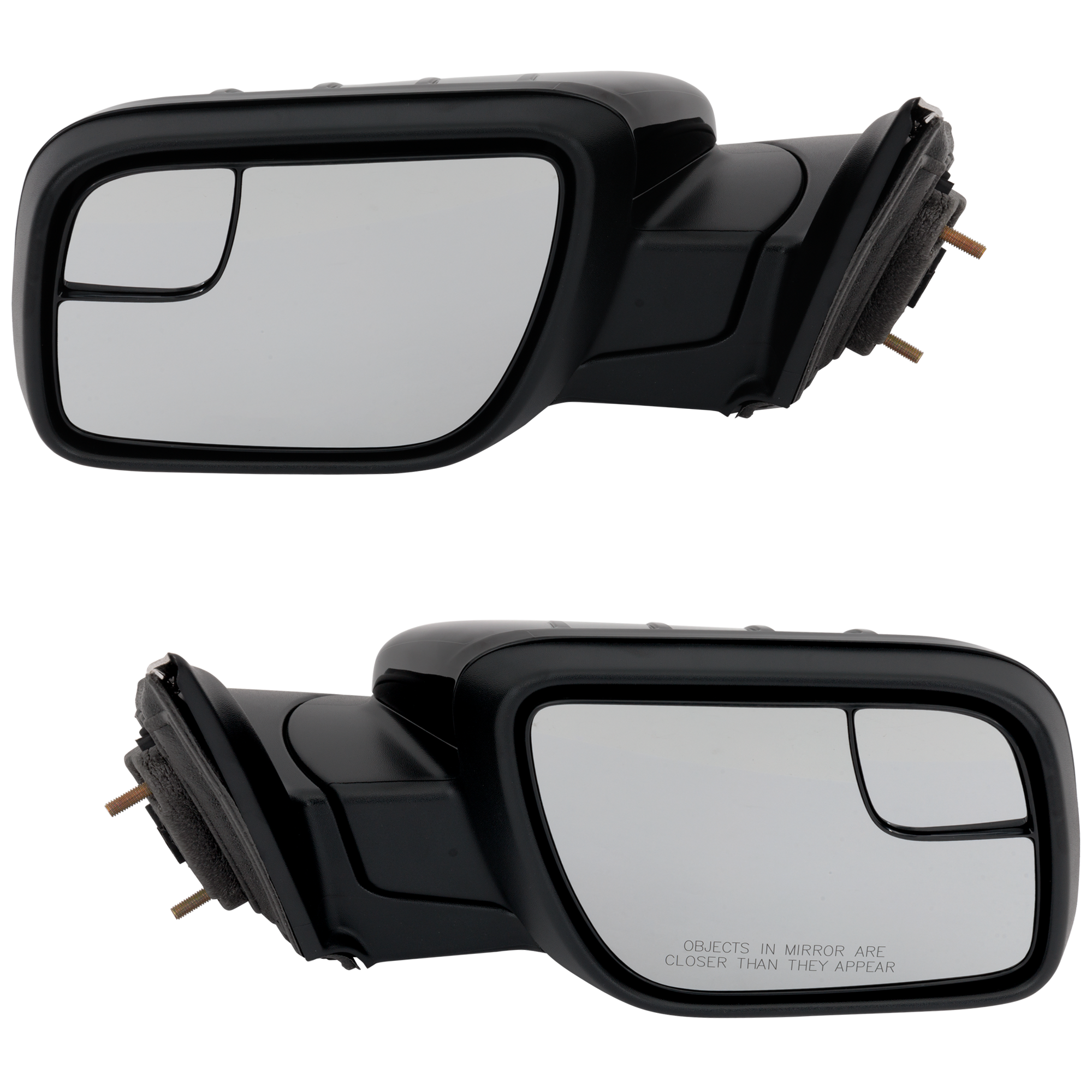 AM EXPLORER 11-15 MIRROR RH AND LH Power Manual Folding Non Heated Paintable w Blind Spot Glass No Auto dimming Memory Puddle Light and Signal Light SKU SET FD468ER S Partslink FO1320510 FO1321510 OEM BB5Z17682NA PFM BB5Z17683NA PF