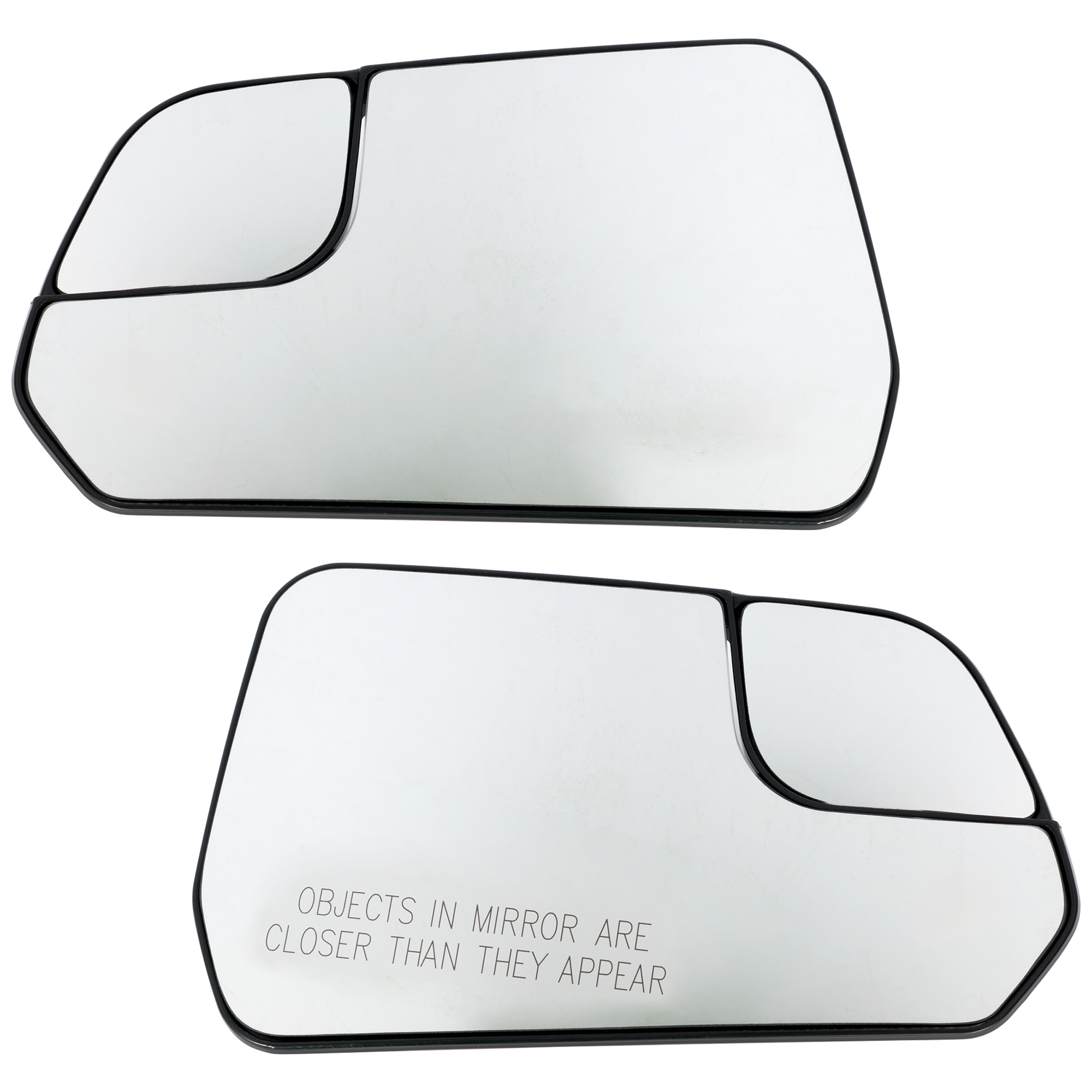 AM MUSTANG 15-22 MIRROR GLASS RH AND LH Non Heated w Backing Plate 19-20 No Memory Shelby GT500 w o Technology Package SKU SET FD484GR Partslink FO1324219 FO1325219 OEM FR3Z17K707A FR3Z17K707B