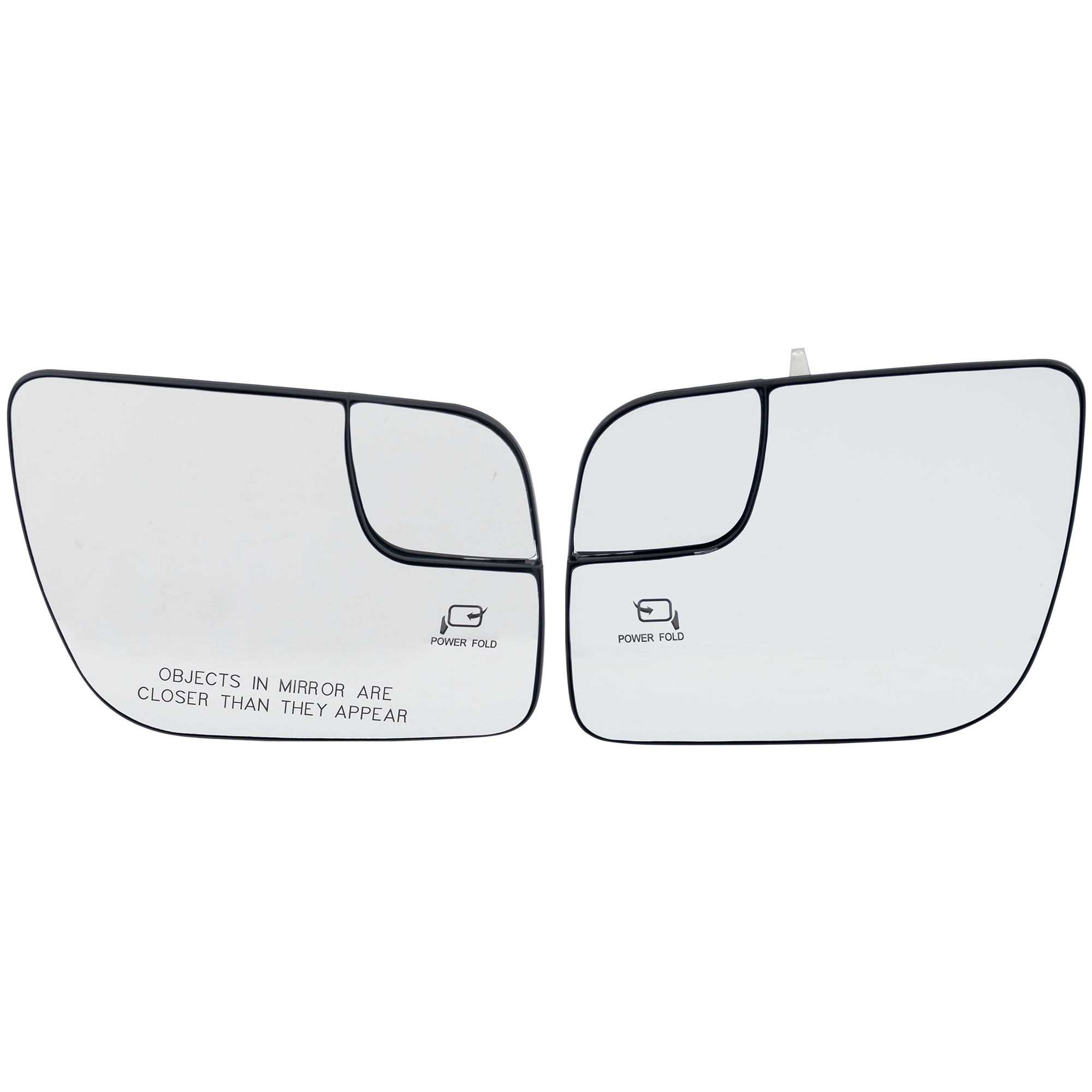 AM EXPLORER 16-19 MIRROR GLASS RH AND LH Heated Non Towing No Blind Spot Detection SKU SET FD532GR Partslink FO1324222 FO1325222 OEM BB5Z17K707AA BB5Z17K707V