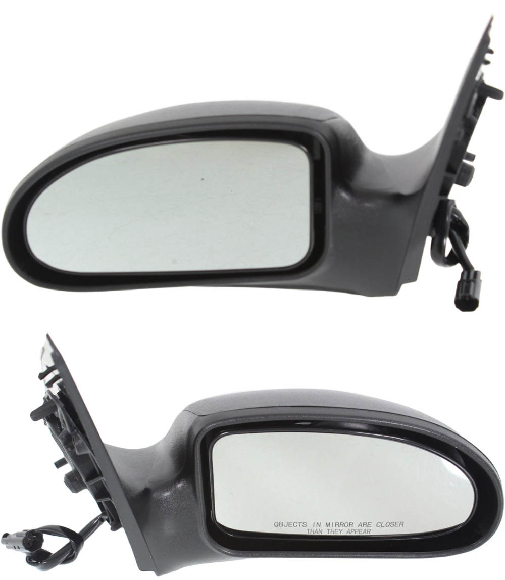 AM FOCUS 00-07 MIRROR RH AND LH Power Non Folding Non Heated Textured SKU SET FD54ER Partslink FO1320180 FO1321180 OEM 6S4Z17682BA 6S4Z17683BA