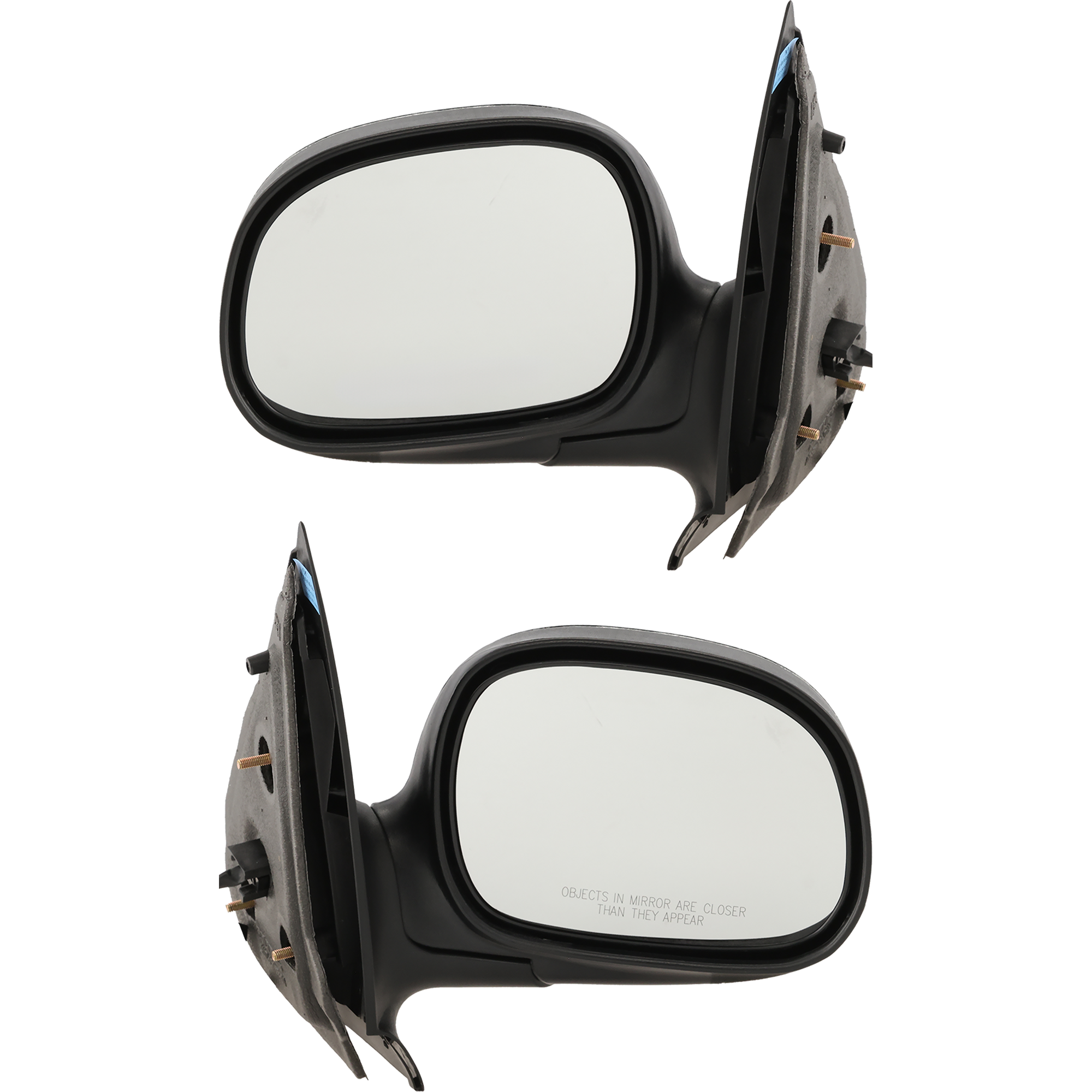 AM F 150-01-01 EXPEDITION 98-02 MIRROR RH AND LH Non Towing Power Manual Folding Non Heated Chrome Contour Style No Auto dimming BSD Memory and Signal Light SKU SET FD56CR Partslink FO1320161 FO1321161 OEM F85Z17682GAA F85Z17683GAB