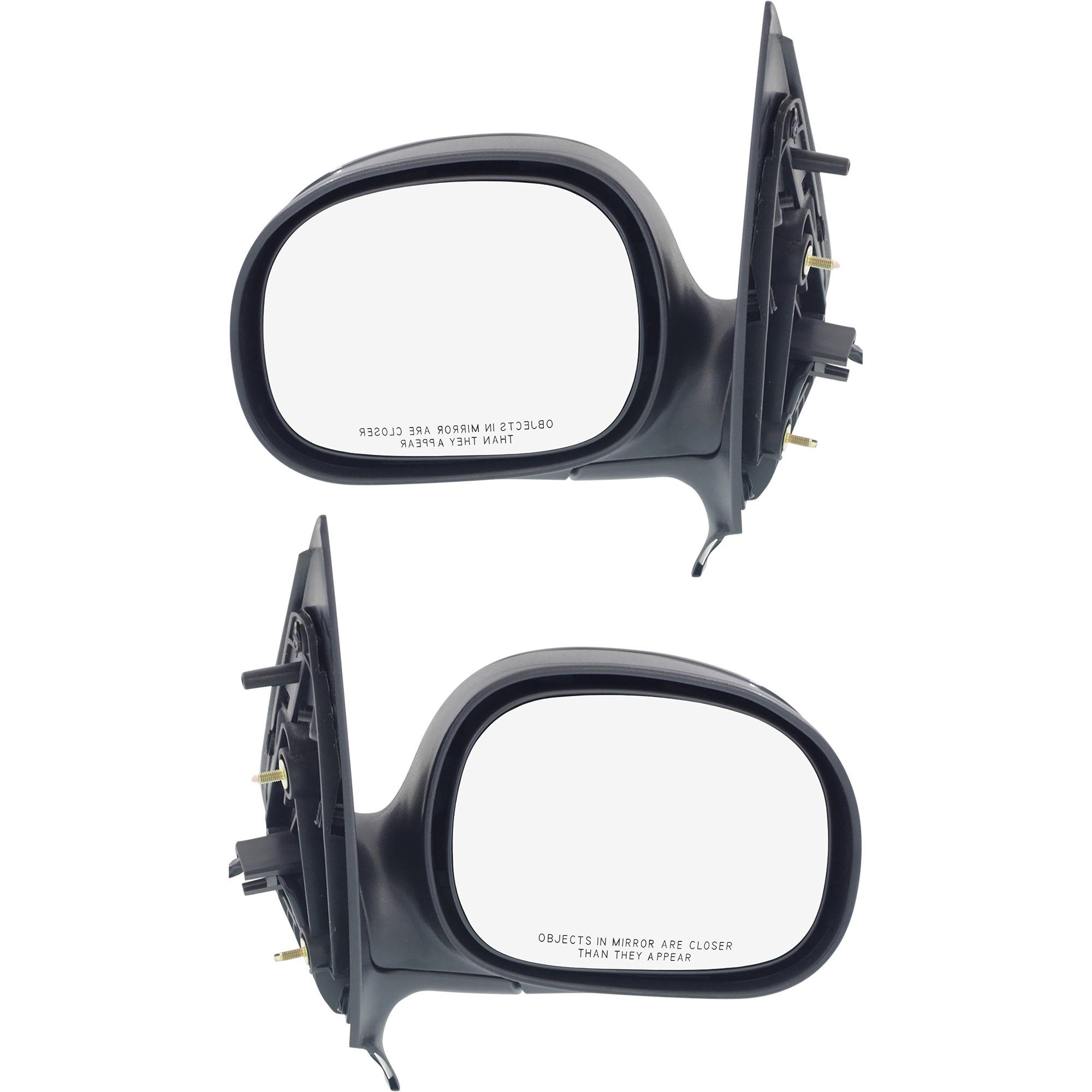 AM EXPEDITION 97-02 MIRROR RH AND LH Non Towing Power Manual Folding Heated Paintable No Signal Light SKU SET FD57ER Partslink FO1320201 FO1321201 OEM F85Z17682HAC PFM F85Z17683HAB