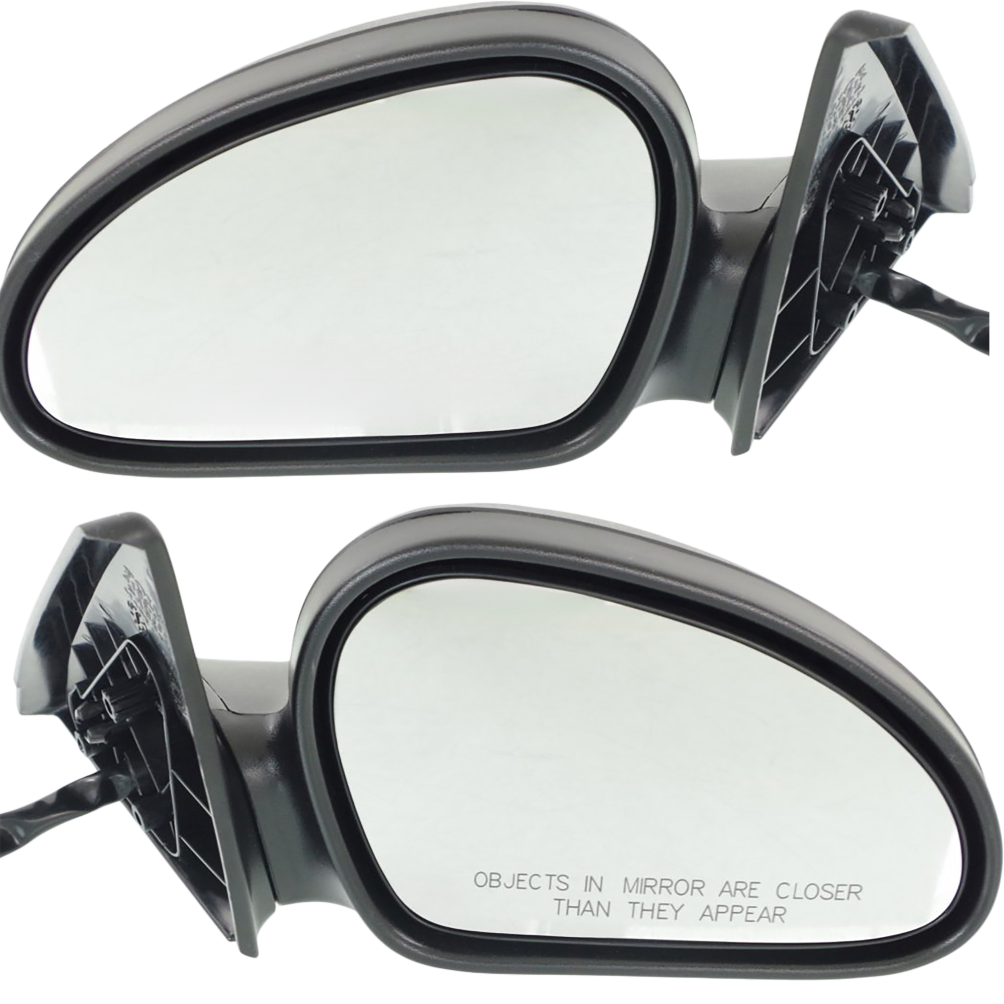 AM ESCORT 98-03 MIRROR RH AND LH Power Non Folding Non Heated Paintable ZX2 Models SKU SET FD59ER Partslink FO1320176 FO1321176 OEM F8CZ17682CA F8CZ17682DA