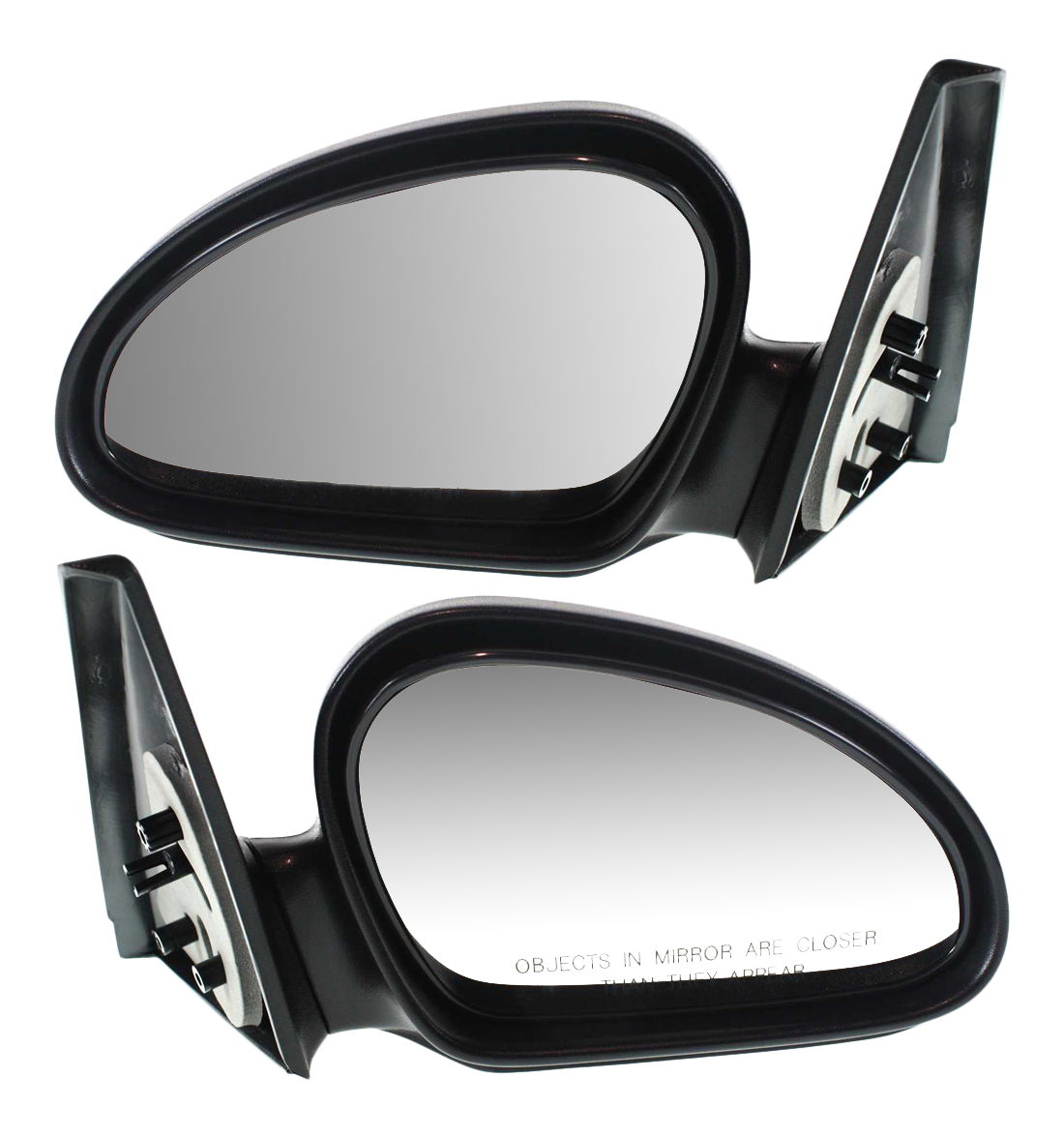 AM ESCORT 98-03 MIRROR RH AND LH Manual Adjust Manual Folding Non Heated Textured ZX2 Models SKU SET FD59R Partslink FO1320175 FO1321175 OEM F8CZ17682AA F8CZ17682BA