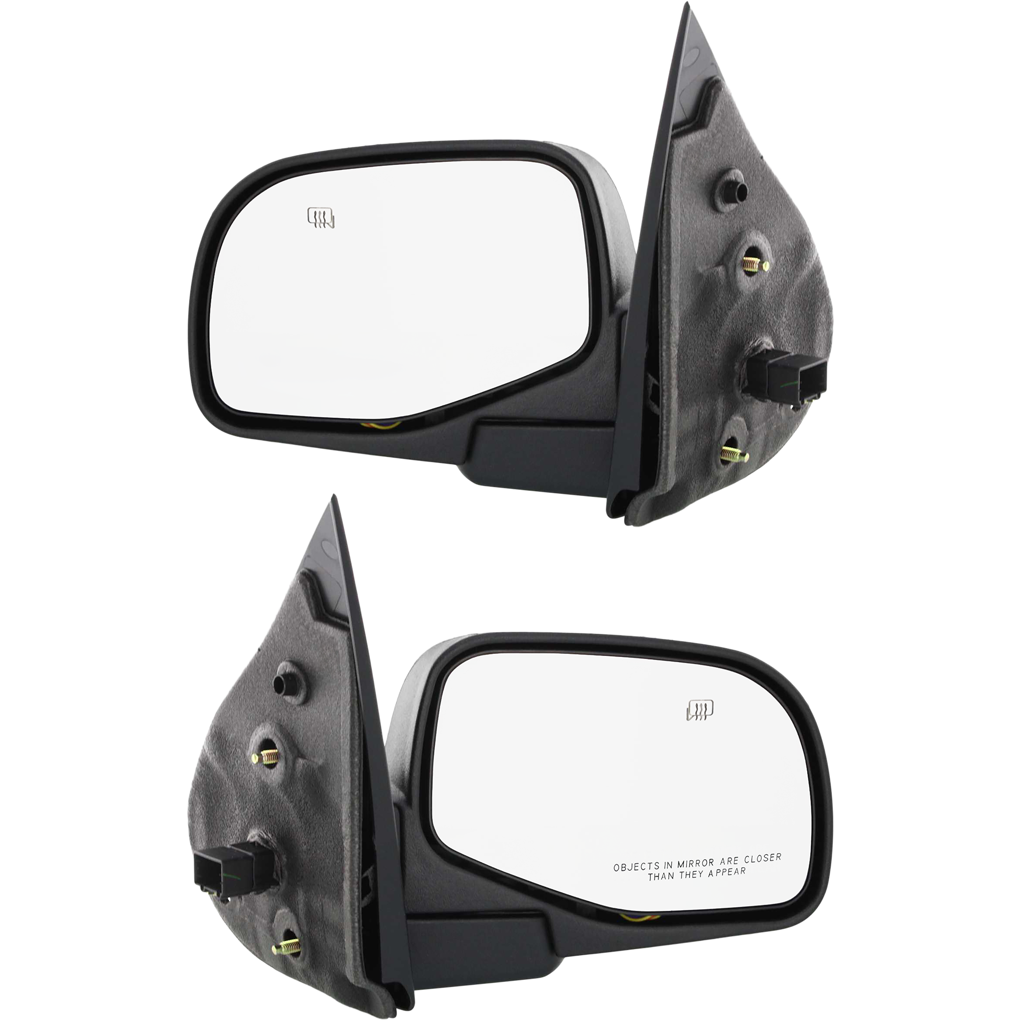 AM EXPLORER 02-05 MIRROR RH AND LH Power Manual Folding Heated Textured w Puddle Light SKU SET FD74ER Partslink FO1320212 FO1321212 OEM 1L2Z17682CAA 1L2Z17683CAA
