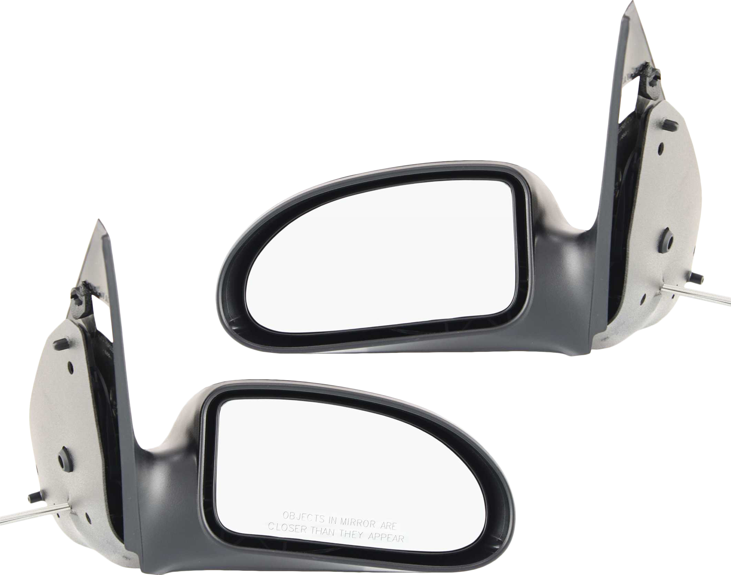 AM FOCUS 03-07 MIRROR RH AND LH Manual Adjust Non Folding Non Heated Textured SKU SET FD80R Partslink FO1320239 FO1321239 OEM 6S4Z17682AA 6S4Z17683AA