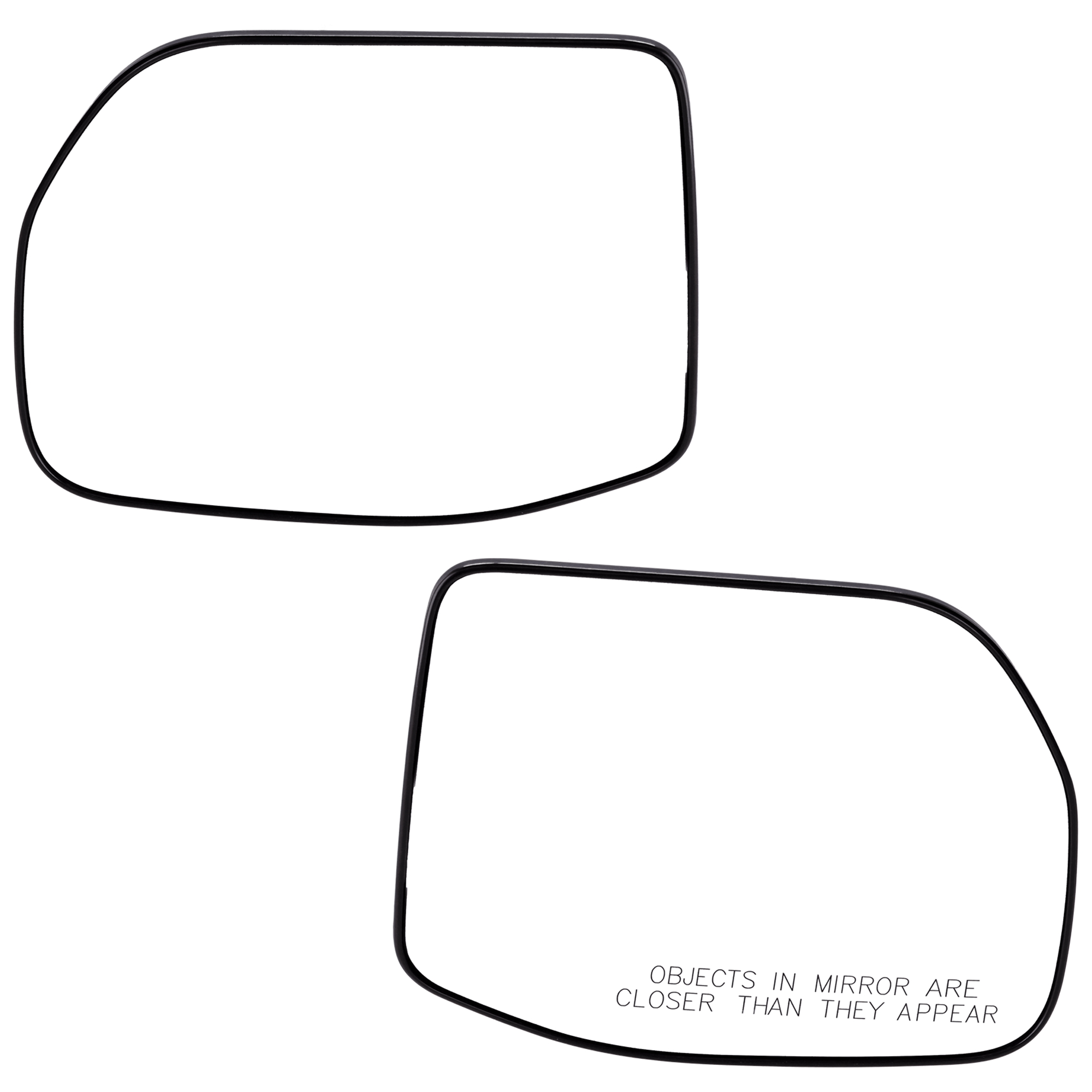 AM MAVERICK 22-24 MIRROR GLASS RH AND LH Non Heated No Blind Sport Indicator XL Model SKU SET FD83GR Partslink FO1324210 FO1325210 OEM NZ6Z17K707A NZ6Z17K707D