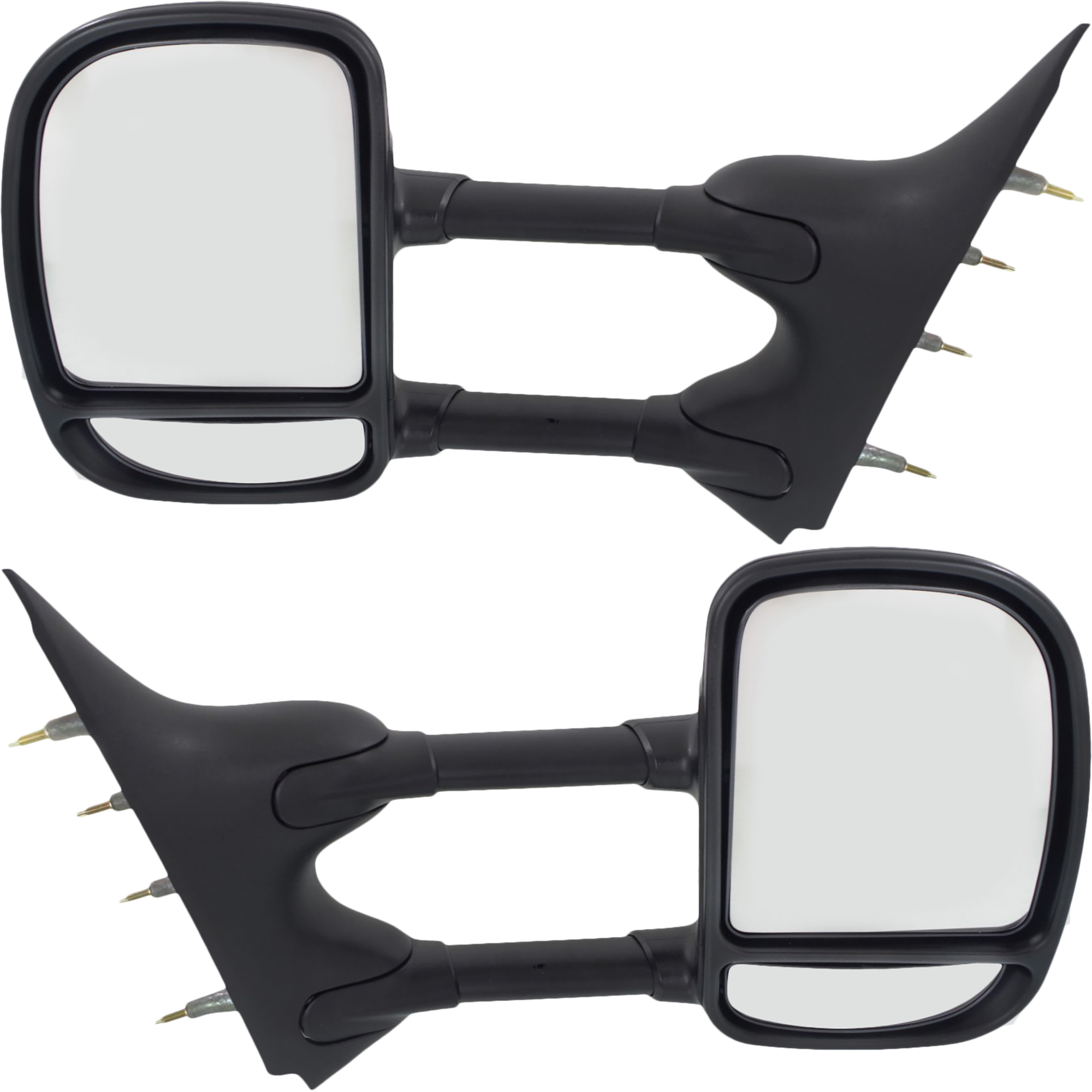 AM ECONOLINE VAN 03-14 TOWING MIRROR RH AND LH Manual Adjust Manual Folding Non Heated Textured No Auto dimming BSD Memory and Signal Light SKU SET FD84R Partslink FO1320238 FO1321238 OEM 7C2Z17682DA 7C2Z17683DA