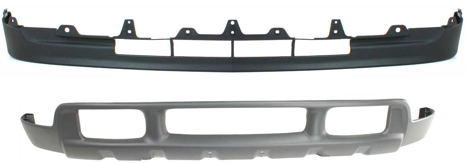 AM F SERIES SUPER DUTY EXCURSION 01-04 FRONT VALANCE UPPER AND LOWER VALANCE Exc. XL Harley Davidson Models SKU SET FD9330-2 Partslink FO1095176 FO1095203 OEM 1C3Z17626AAC 3C3Z17626AAA