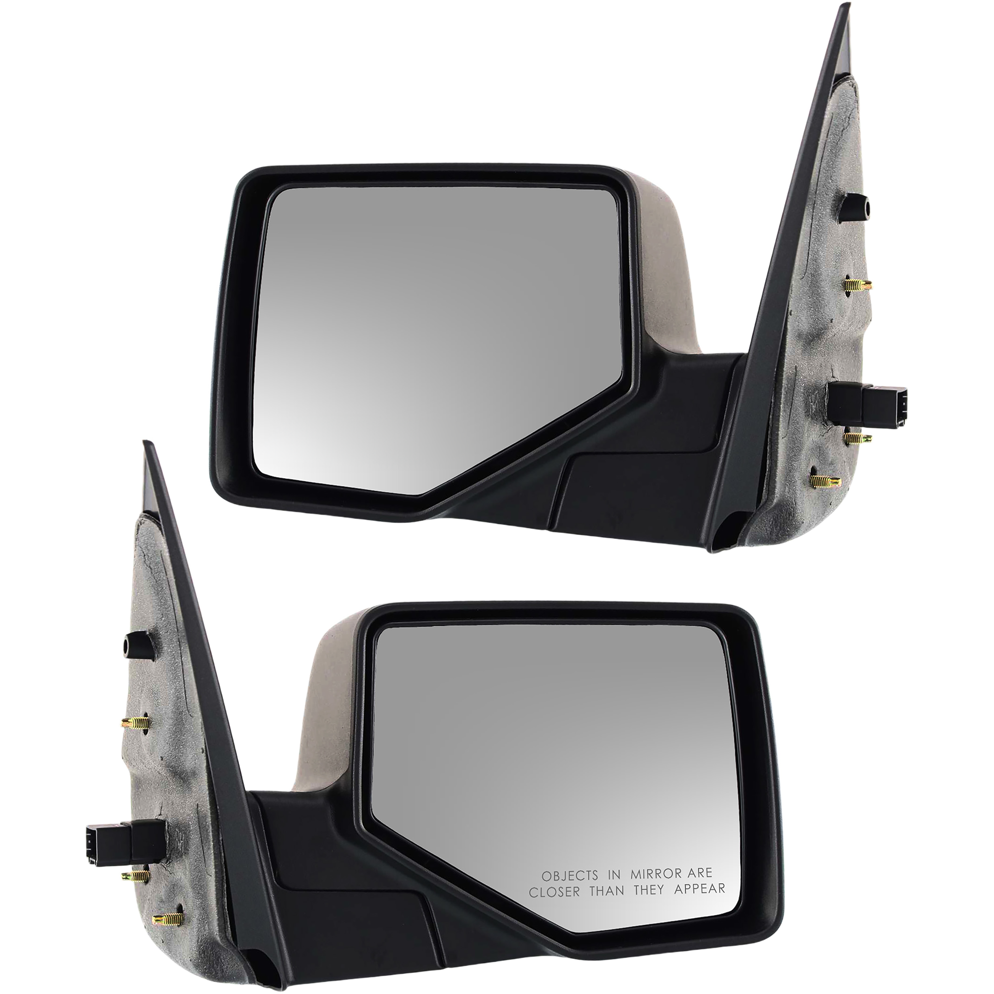 AM EXPLORER 06-10 MIRROR RH AND LH Power Manual Folding Non Heated Chrome Paintable 2 Caps w Puddle Light SKU SET FD99ER Partslink FO1320279 FO1320417 FO1321279 FO1321417 OEM 6L2Z17682DA PFM 6L2Z17683DAA P