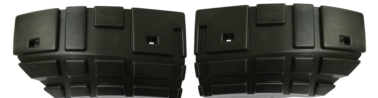 AM SIERRA 1500-07-13 FRONT BUMPER SUPPORT RH AND LH Front Section Plastic New Body Style SKU SET G011901 Partslink GM1042108 GM1043108 OEM 20880922-20880923