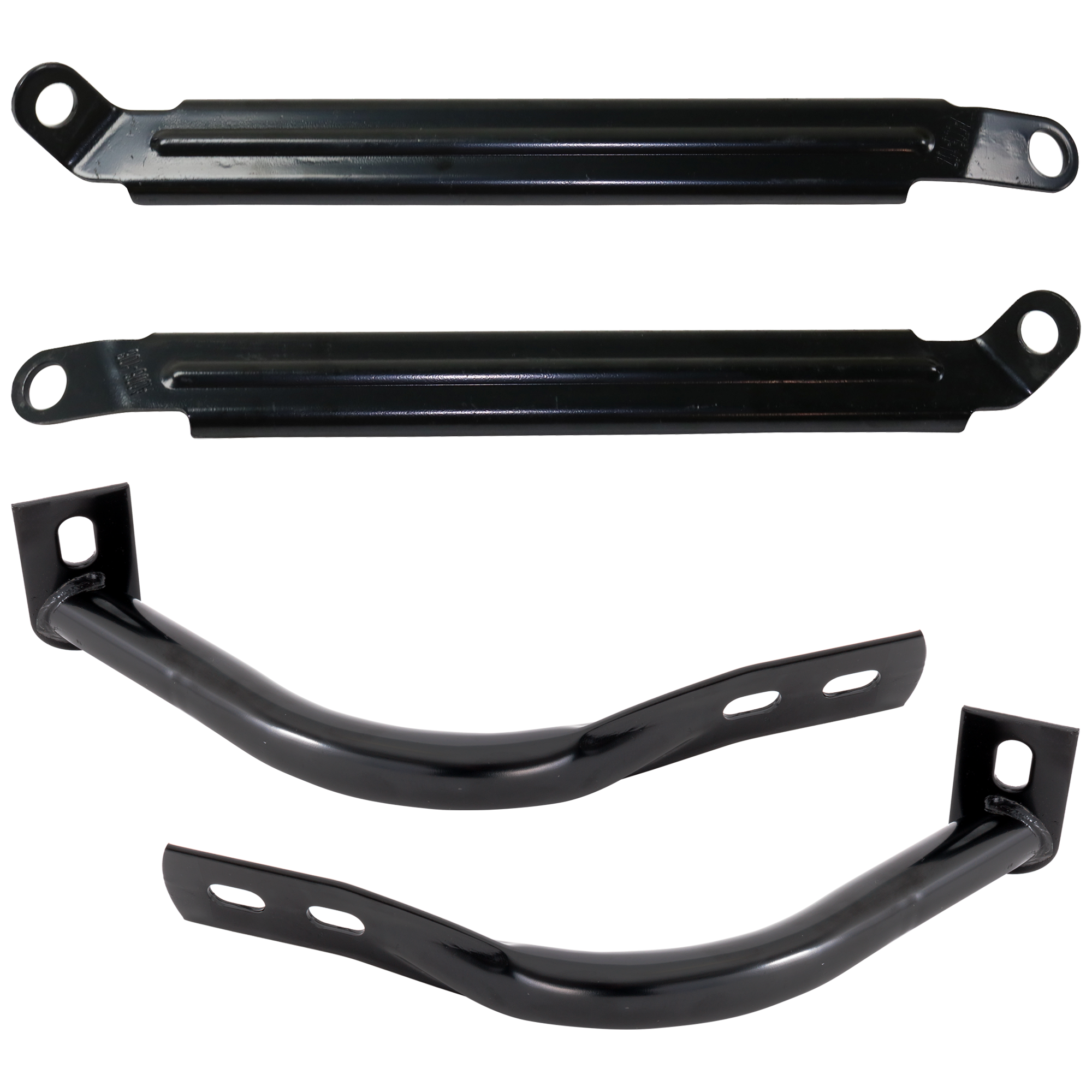 AM SIERRA P U 03-06 FRONT BUMPER BRACKET RH AND LH Set of 4 Inner Brace and Outer Brace Includes 2007 Classic SKU SET G013101-4 Partslink GM1066159 GM1066166 GM1067159 GM1067166 OEM 12335886-12335887-15184116-151