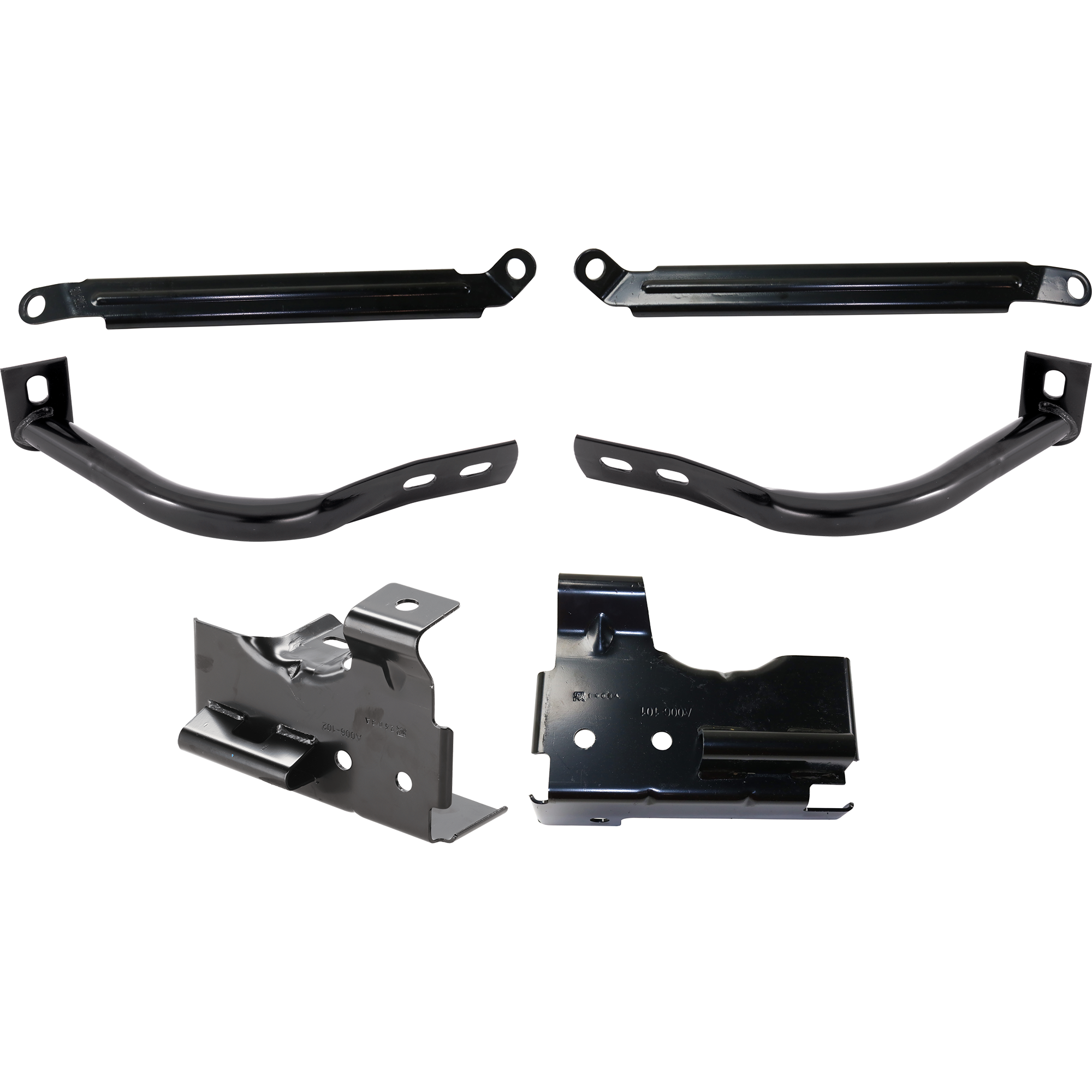 AM SIERRA 1500-03-06 SIERRA 1500 CLASSIC 07-07 FRONT BUMPER BRACKET RH AND LH Upper and Lower Impact Bar Brace Set of 4 SKU SET G013104 E Partslink GM1066159 GM1066164 GM1066166 GM1067159 GM1067164 GM1067166 OEM 12335886-12335887-15135452-151
