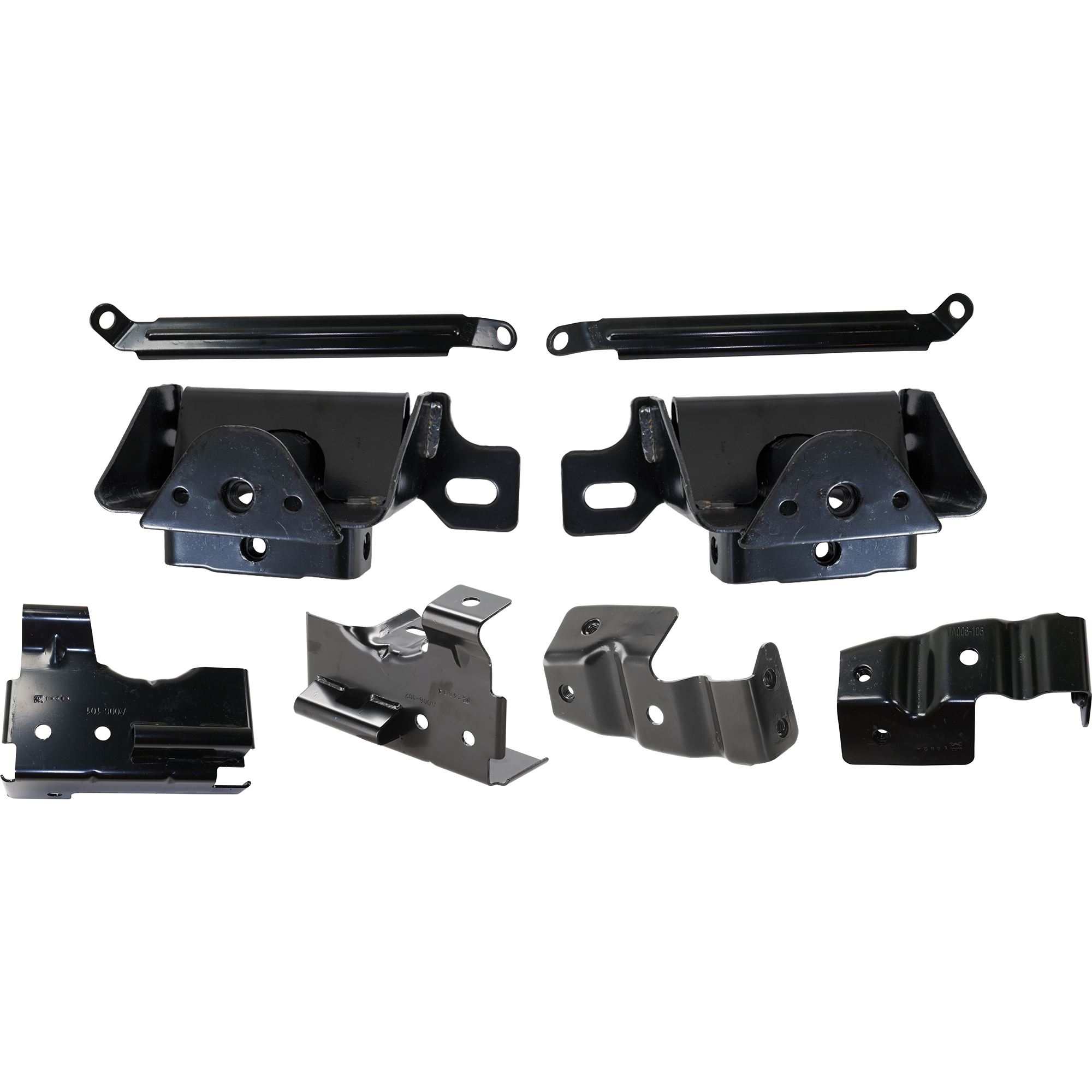 AM SIERRA P U 03-06 FRONT BUMPER BRACKET RH AND LH Inner and Outer Includes 2007 Classic Set of 8 SKU SET G013104 F Partslink GM1066147 GM1066164 GM1066165 GM1066166 GM1067147 GM1067164 GM1067165 GM1067166 OEM 12335636-12335637-12335886-123