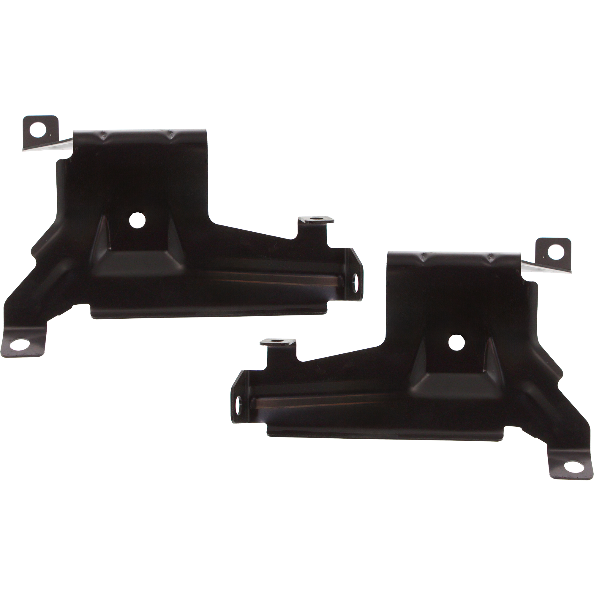 AM SIERRA P U 07-13 FRONT BUMPER BRACKET RH AND LH Outer Steel New Body Style SKU SET G013109 Partslink GM1067182 GM1066182 OEM 15901539-15901538