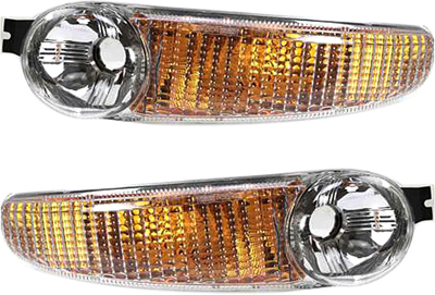 AM YUKON 01-06 PARK LAMP RH AND LH Lens and Housing Park Signal Lamp SKU SET G106301 Partslink GM2521182 GM2520182 OEM 15199555-15199554