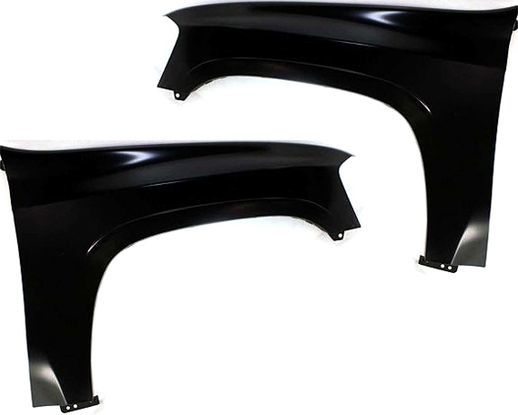 AM ENVOY 02-09 FRONT FENDER RH AND LH Primed SKU SET G220101 Partslink GM1241304 GM1240304 OEM 12477996-12477995