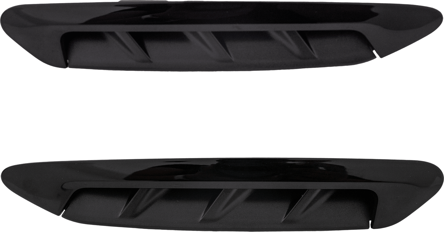 AM X3-18-24 X4-19-24 FRONT FENDER VENTS RH AND LH Side Vent Trim Black M40i w Shadow Line xDrive30i sDrive30i xDrive30e w M Sport Line Models SKU SET GB22470003 Partslink BM1266110 BM1267110 OEM 51138064805-51138064806